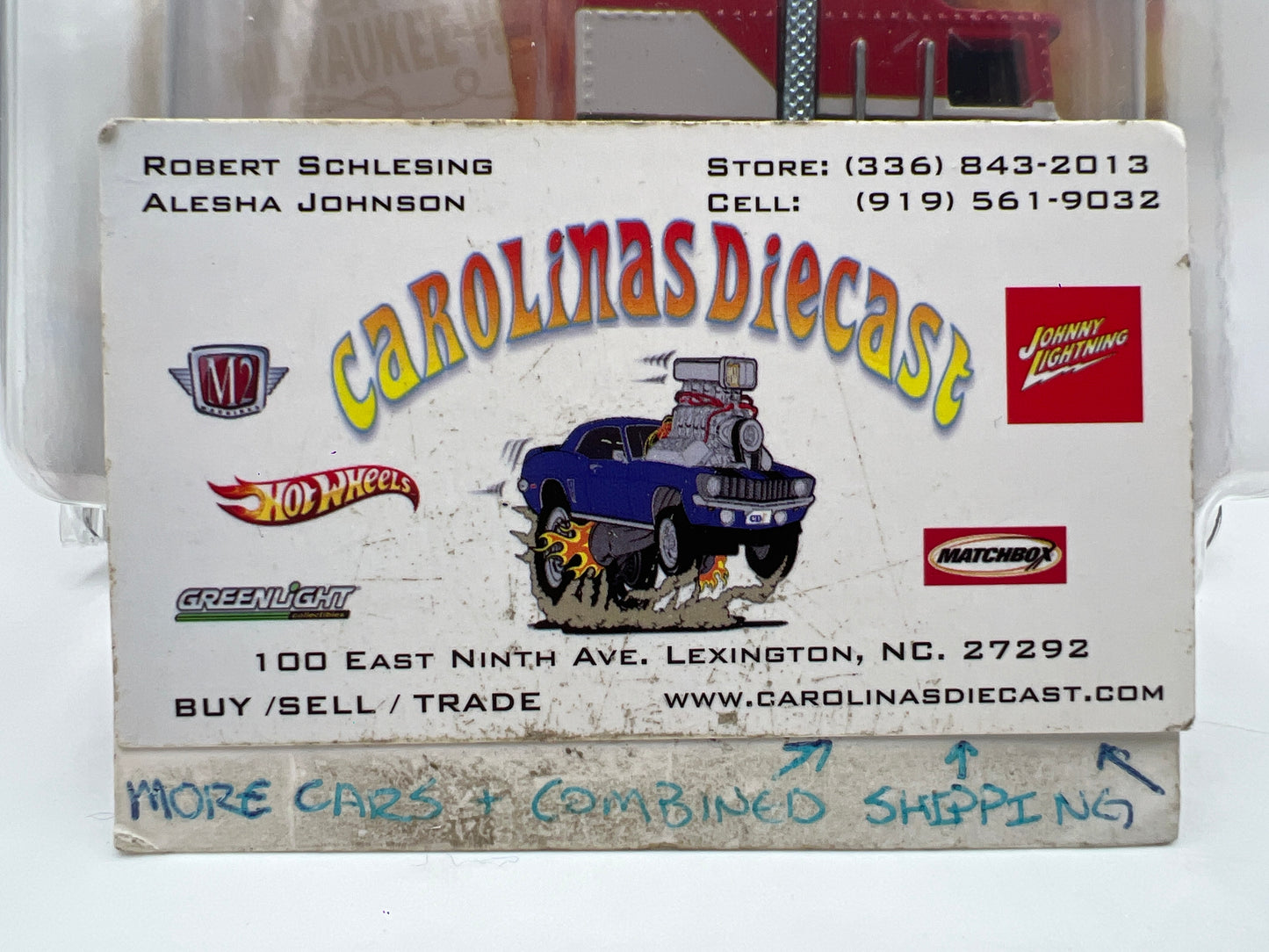 Hot Wheels Retro Entertainment BJ And The Bear Thunder Roller W/Protector Card Not Perfect
