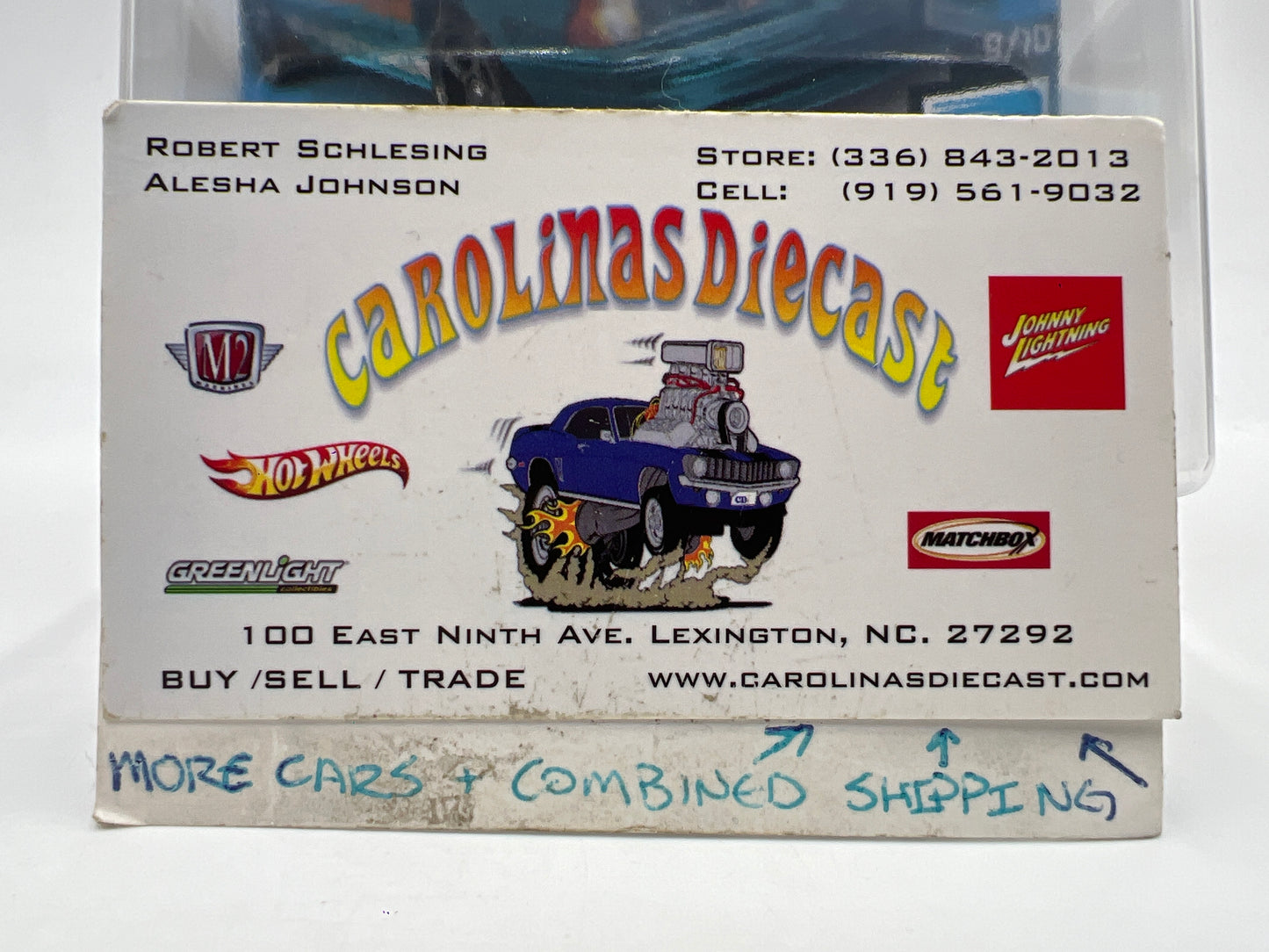 2019 Hot Wheels Super Treasure Hunt #152 Month Card 92 Ford Mustang Foxbody Blue W/Protector