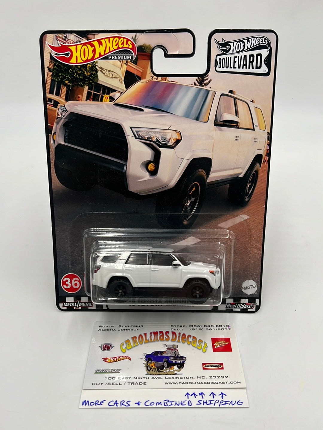 Hot Wheels Boulevard Toyota 4Runner x3 and Mercedes AMG outlet E-36