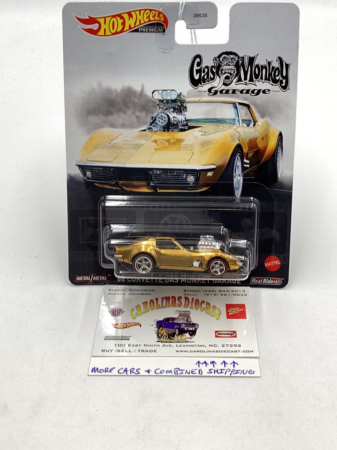 Hot Wheels Gas Monkey Garage '68 Corvette Gas Monkey Garage 260I