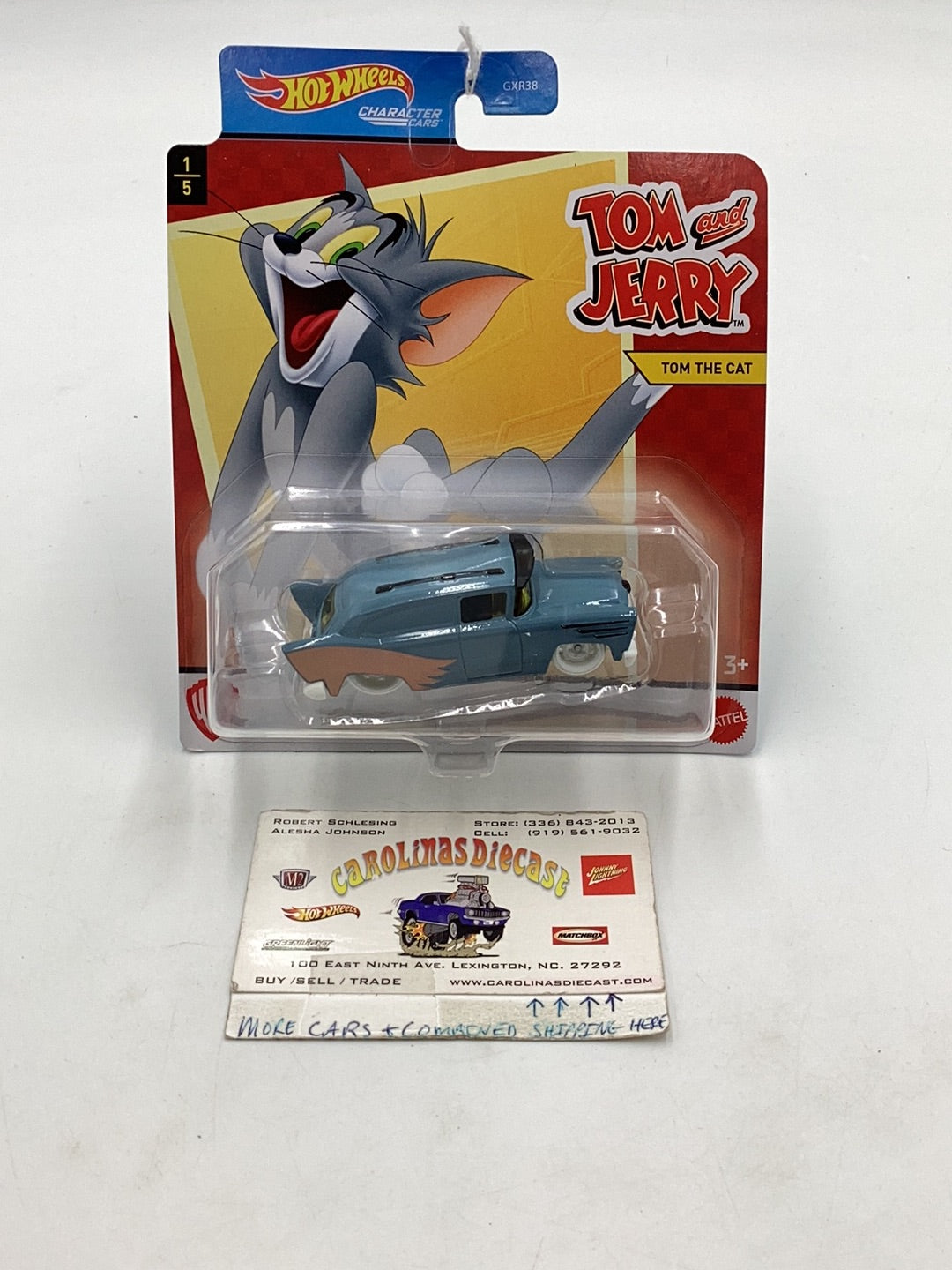 Hot Wheels Character Cars Tom The Cat 1/5 114A – carolinasdiecast