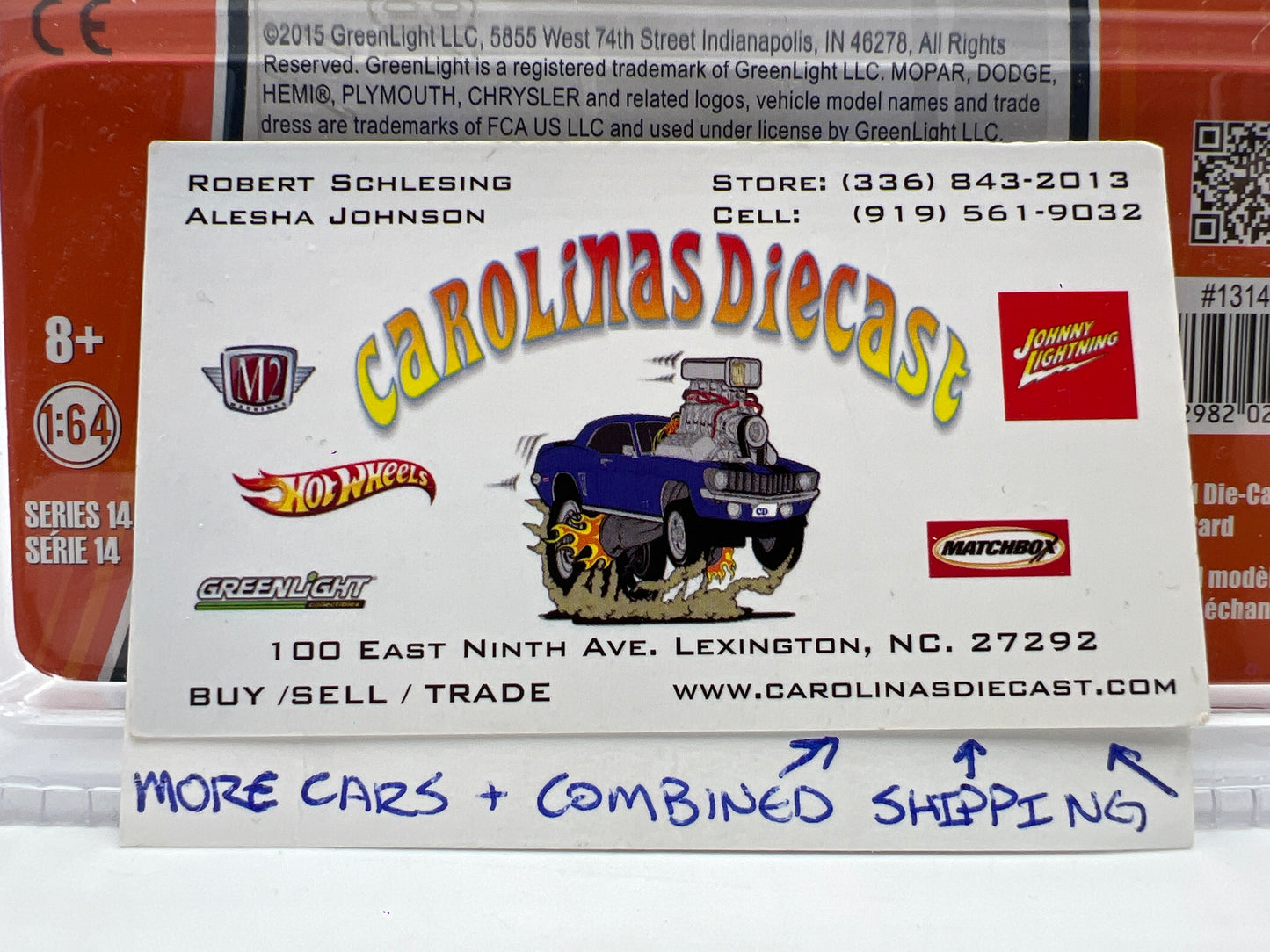 Greenlight GL Muscle Series 14 CHASE Mopar 12 Chrysler 300 Green