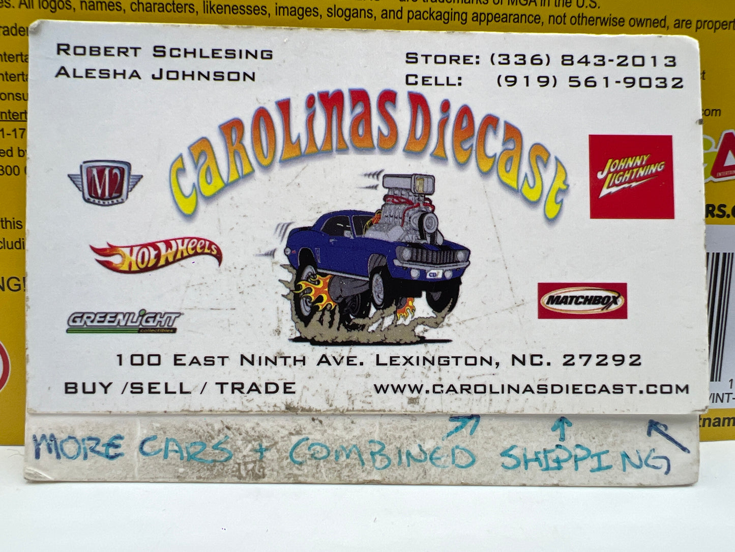 MGA Car Tuned Series 9 #7 67 Chevy Impala Green/Gold 178G