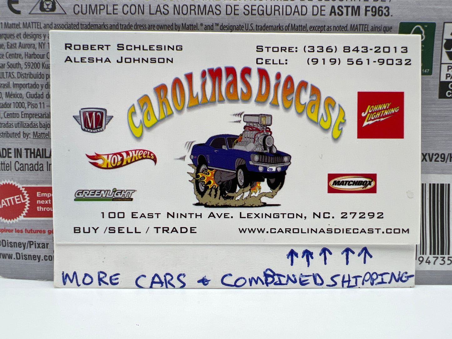 Disney Pixar Cars Tokyo Mater Patokaa Black/White 138B