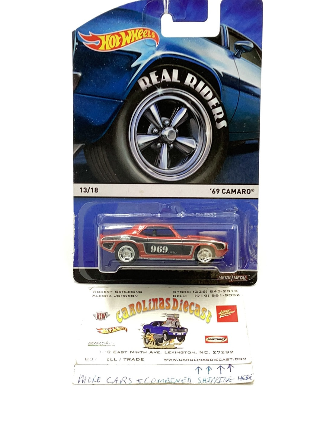 Hot Wheels buy 2005 Real Riders 1969 Camaro