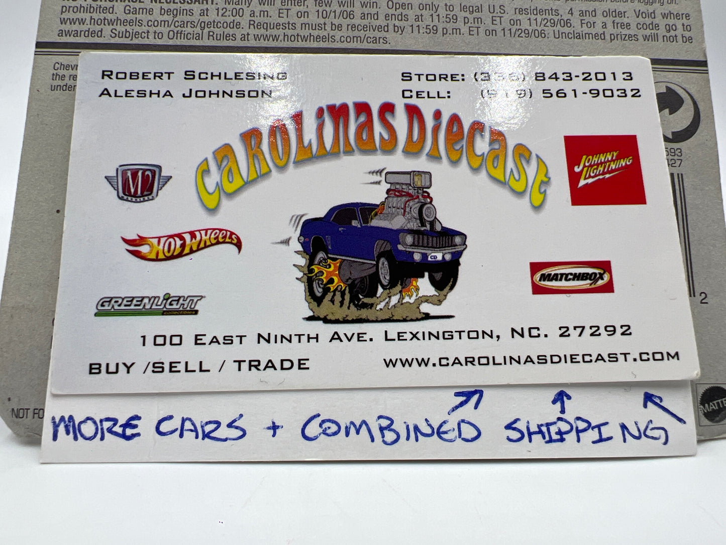 2007 Hot Wheels #101 Hi-Rakers Montezooma Green Card Not Perfect 56A