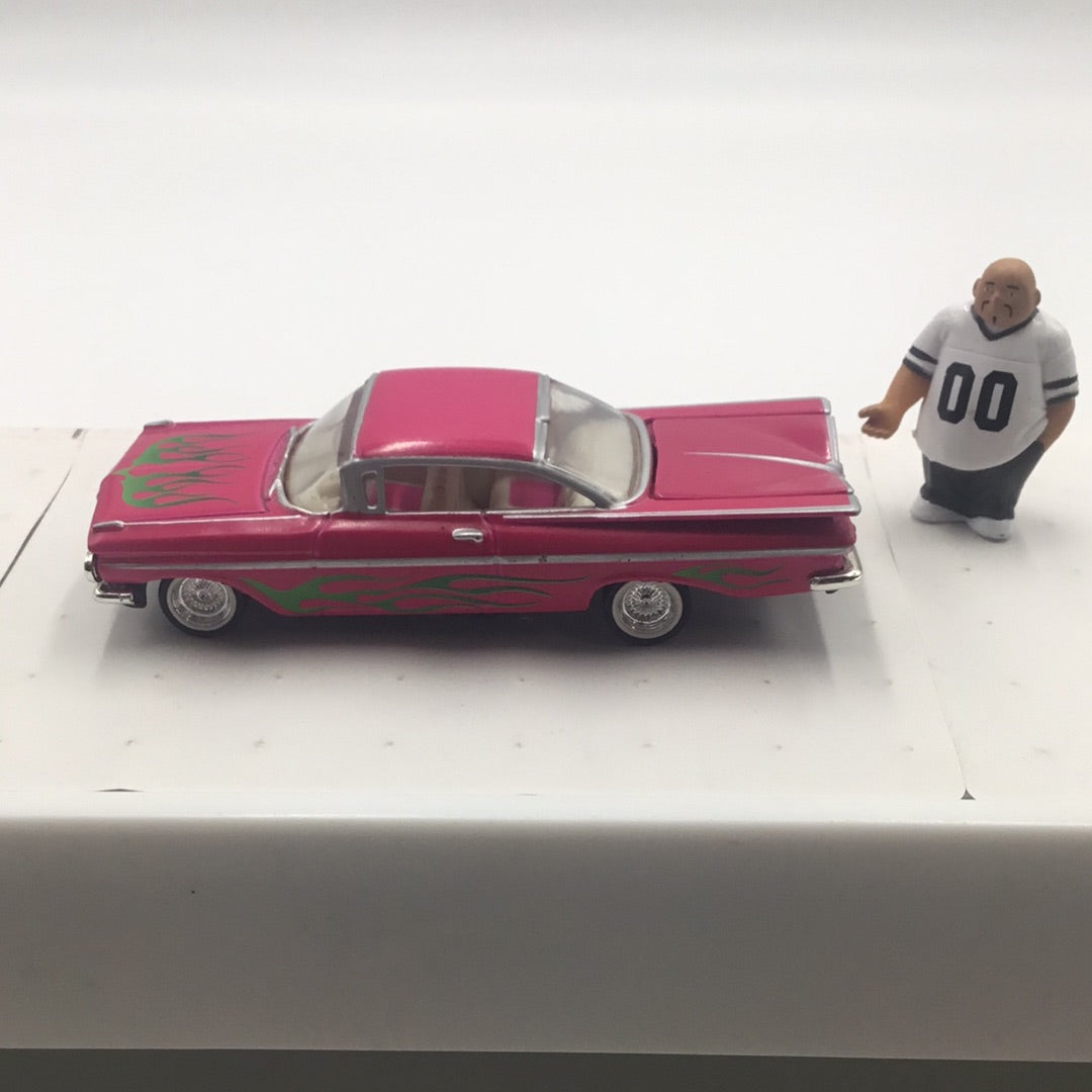 Revell Lowriders 1959 Chevy Impala Hot Pink with adjustable