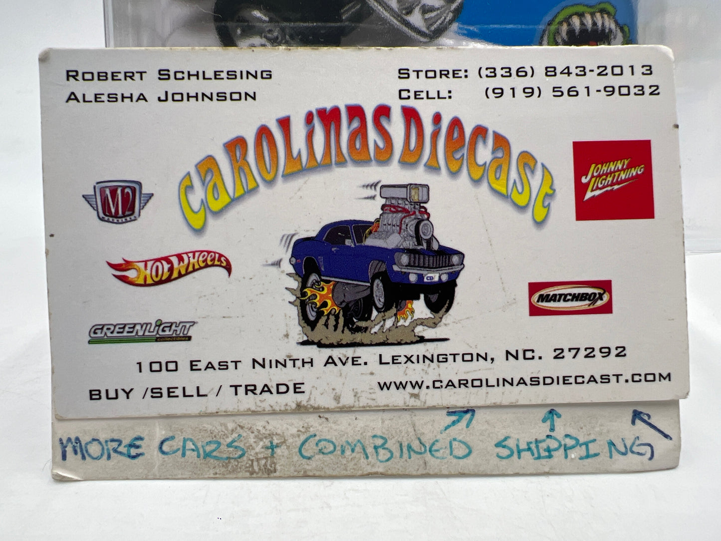 2016 Hot Wheels Street Beasts #208 Shark Bite Blue W/Protector 2