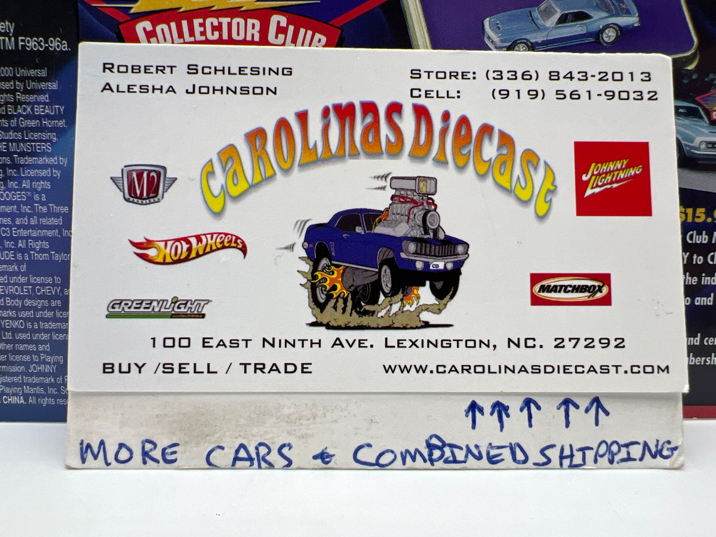 Johnny Lightning White Lightning Chase Team Lightning The Three Stooges 33 Flathead Larry Fine Green