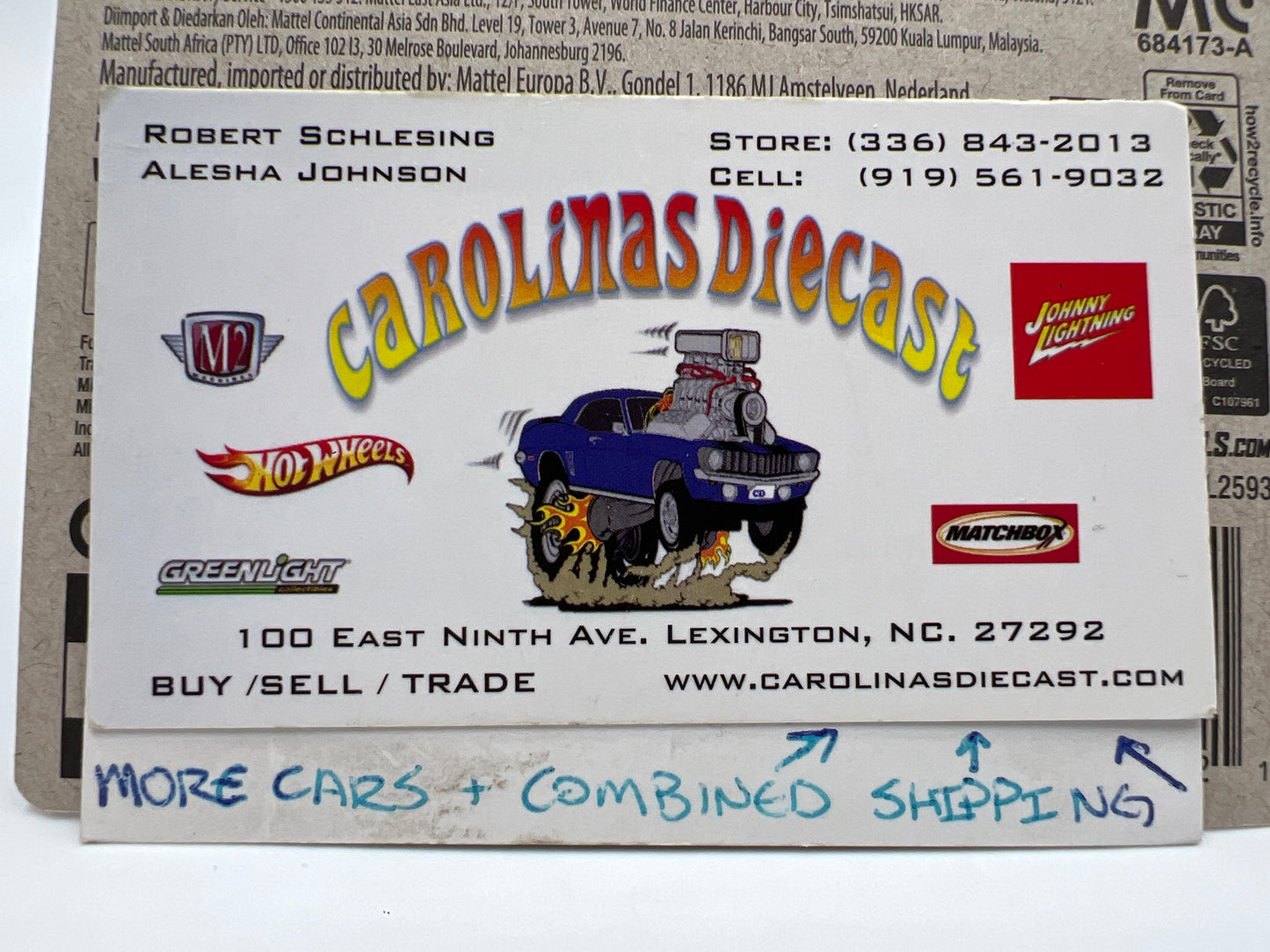 2025 Hot Wheels L Case Mustang 60th #211 Custom 18 Ford Mustang GT Blue 20D