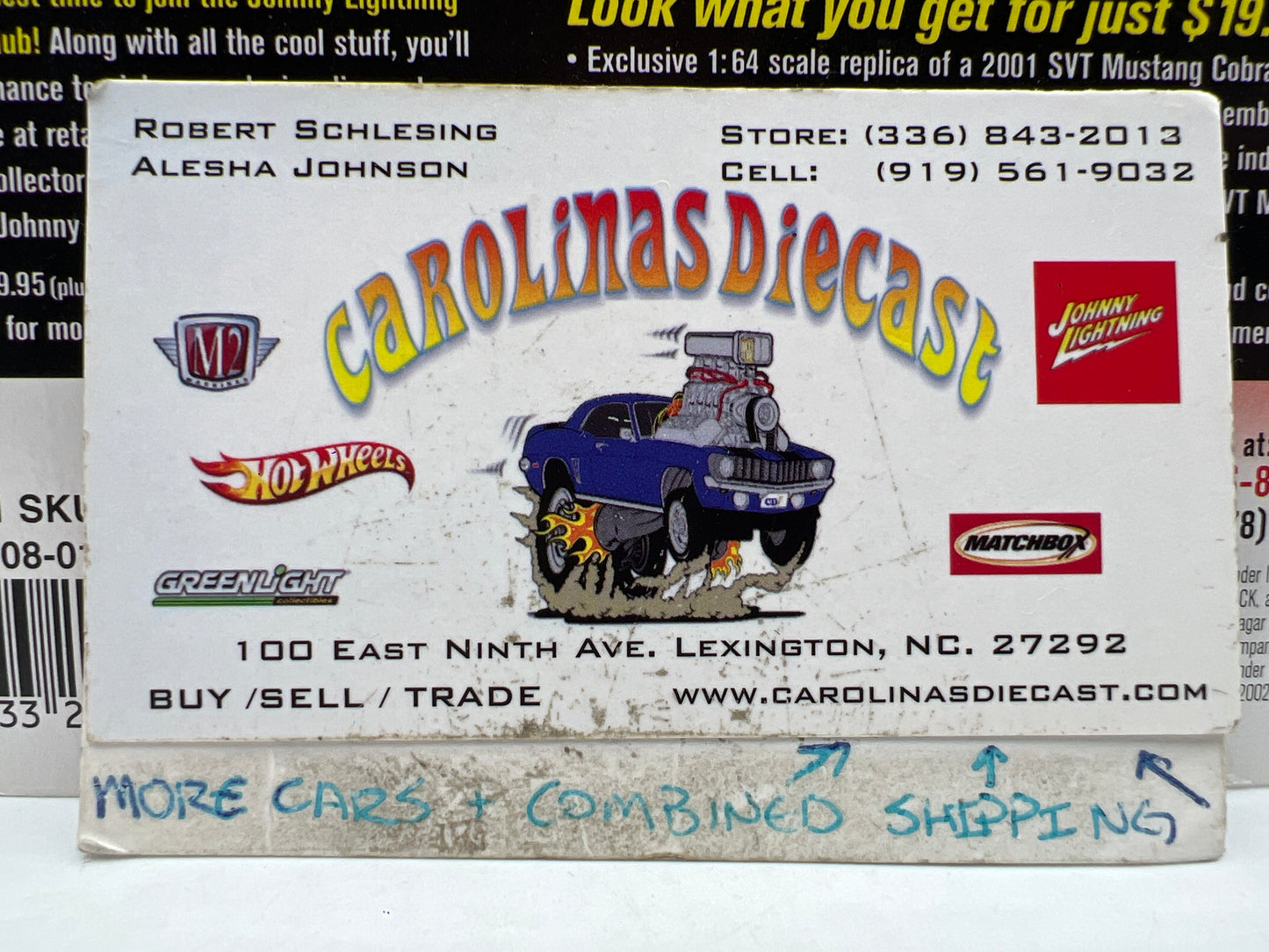 Johnny Lightning Tom Daniels Fearless Funny Cars #1 Fake Out Orange W/Tree Starting Light 220C