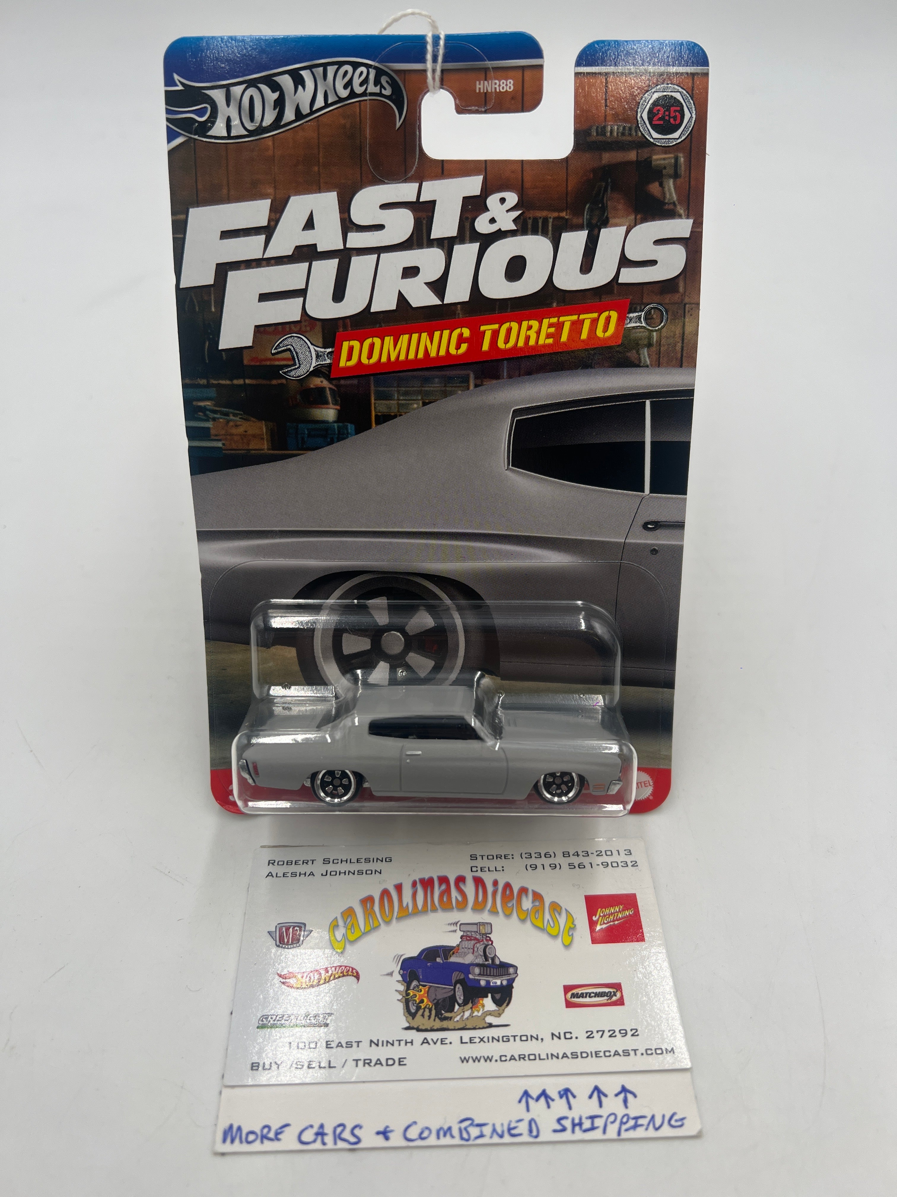 2024 Hot Wheels Fast & Furious Dominic Toretto 1970 Chevelle SS 2/5 70 –  carolinasdiecast