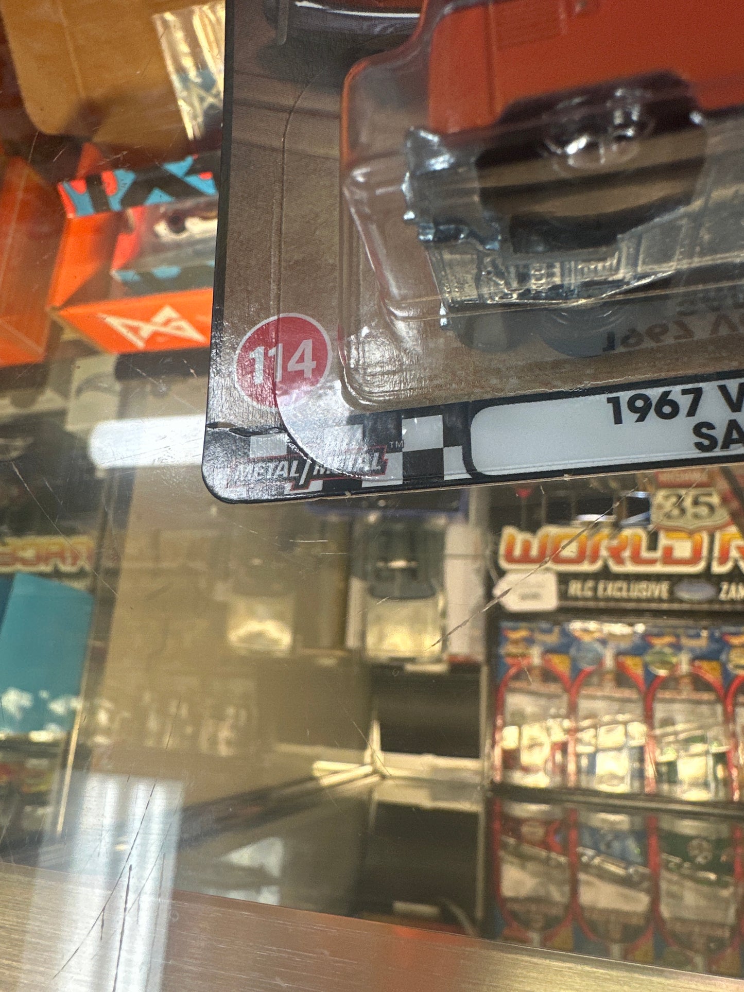 2024 Hot Wheels Premium Boulevard #114 1967 Volkswagen Samba Bus Orange 261E see description