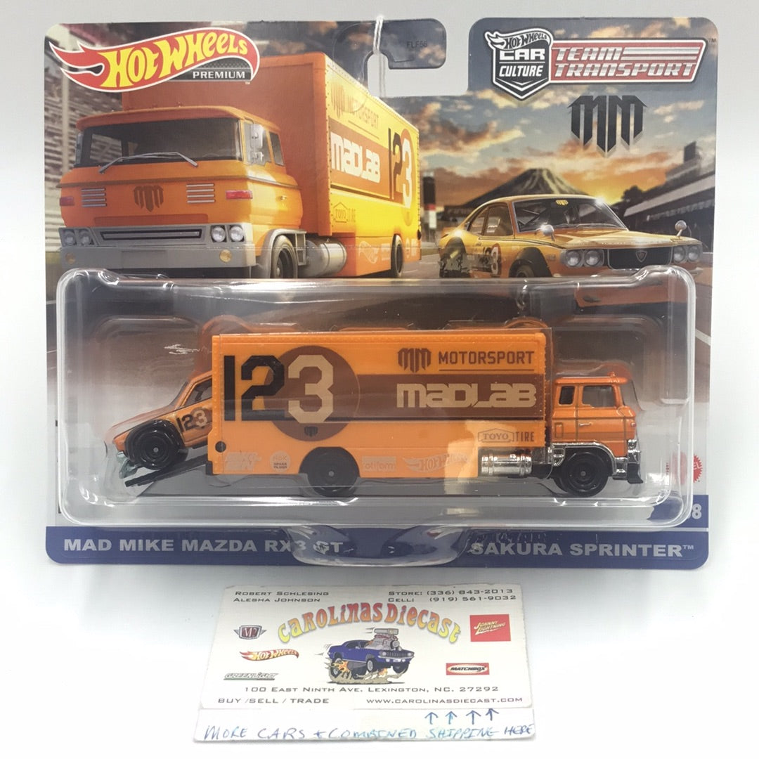 Original Hot Wheels Premium Car Culture Team Transport Diecast 1