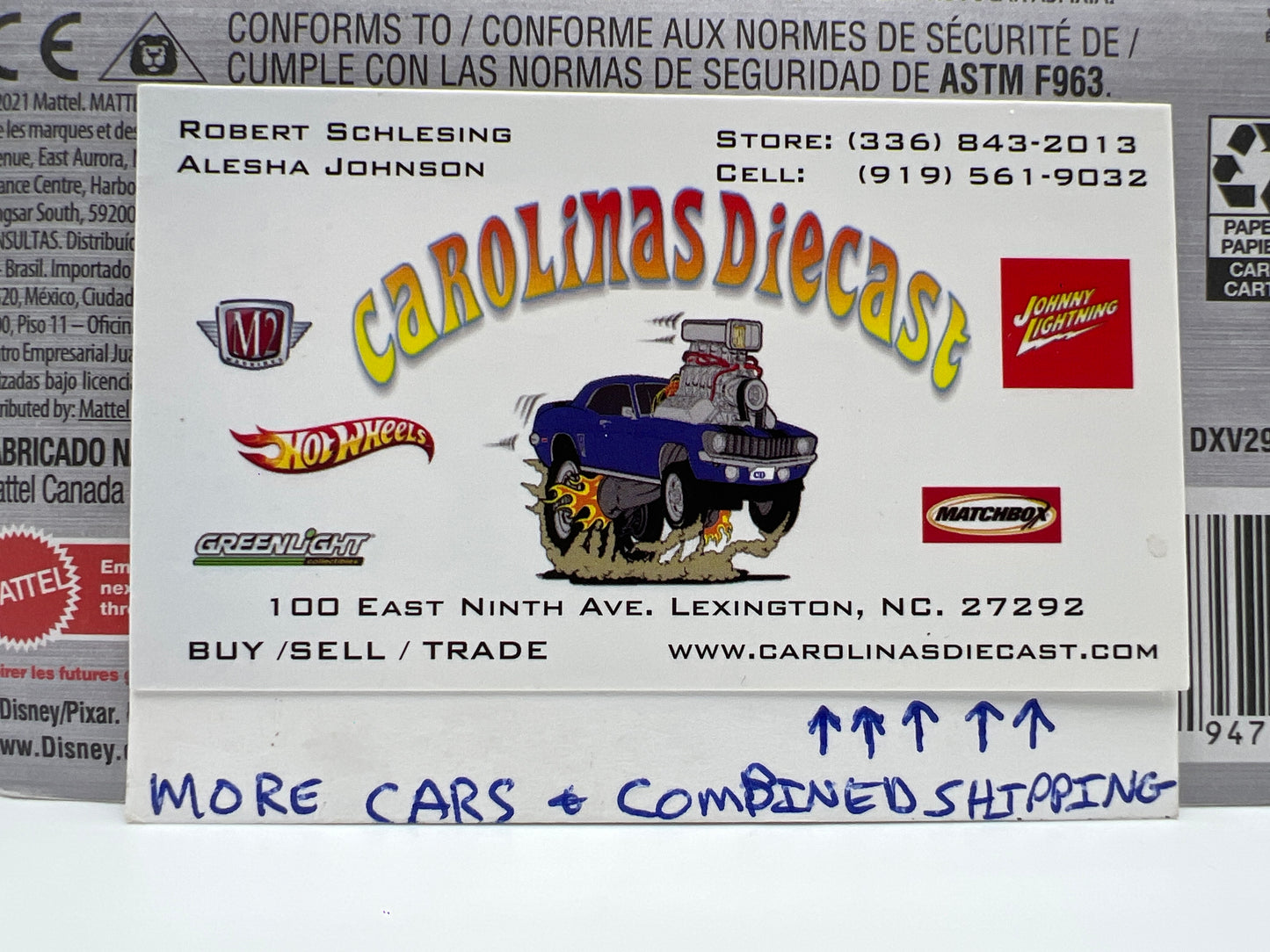 Disney Pixar Cars Matthew True Blue McCrew Blue 139C