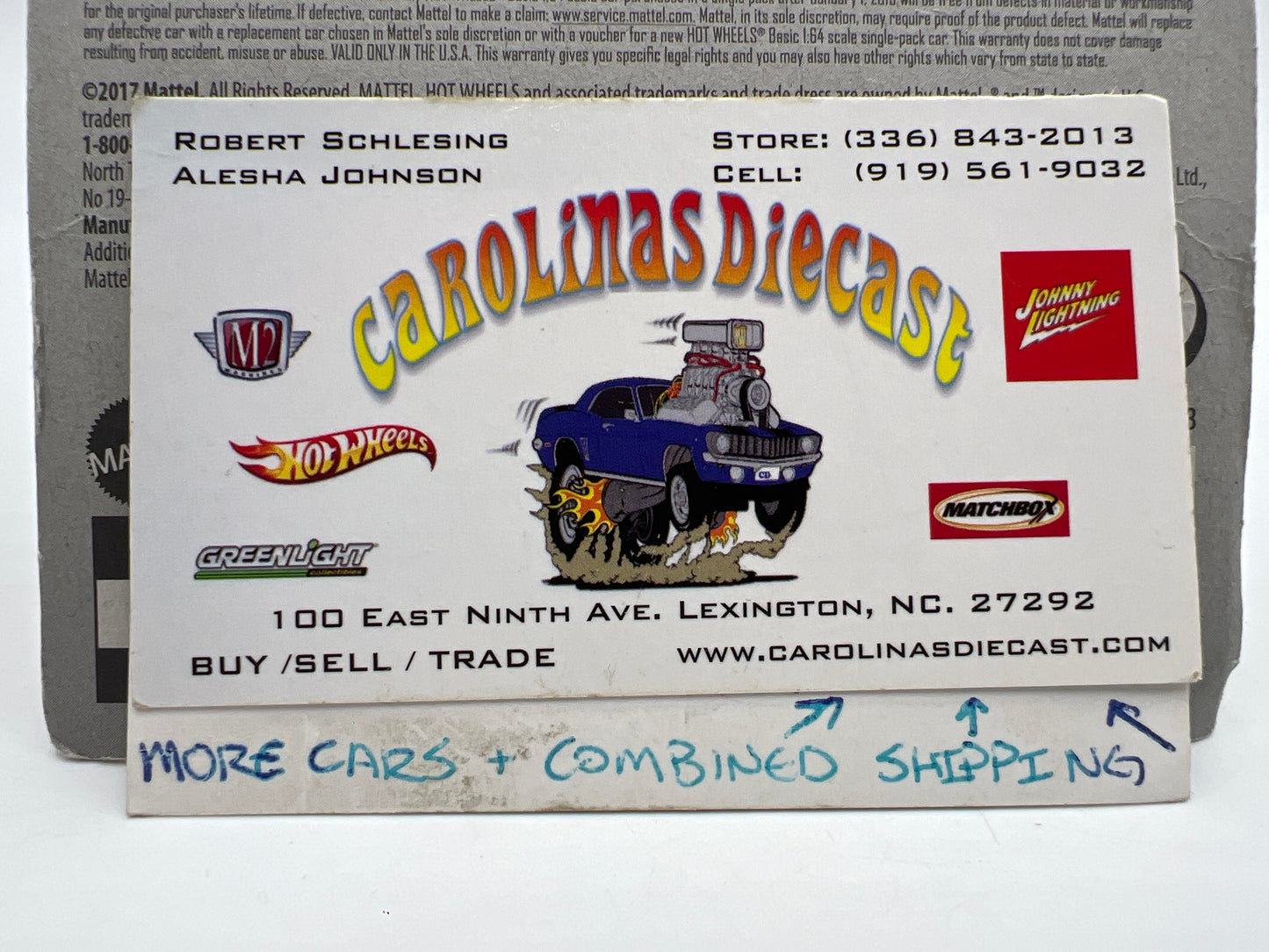 2018 Hot Wheels Experimotors Kroger Exclusive Gotta Go Green Bad Card 238H