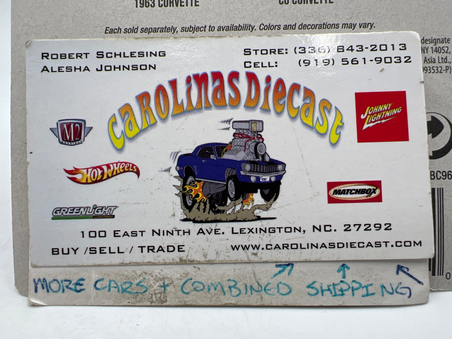 Hot Wheels Corvette 60th Anniversary #2 12 Corvette Z06 Black 153B