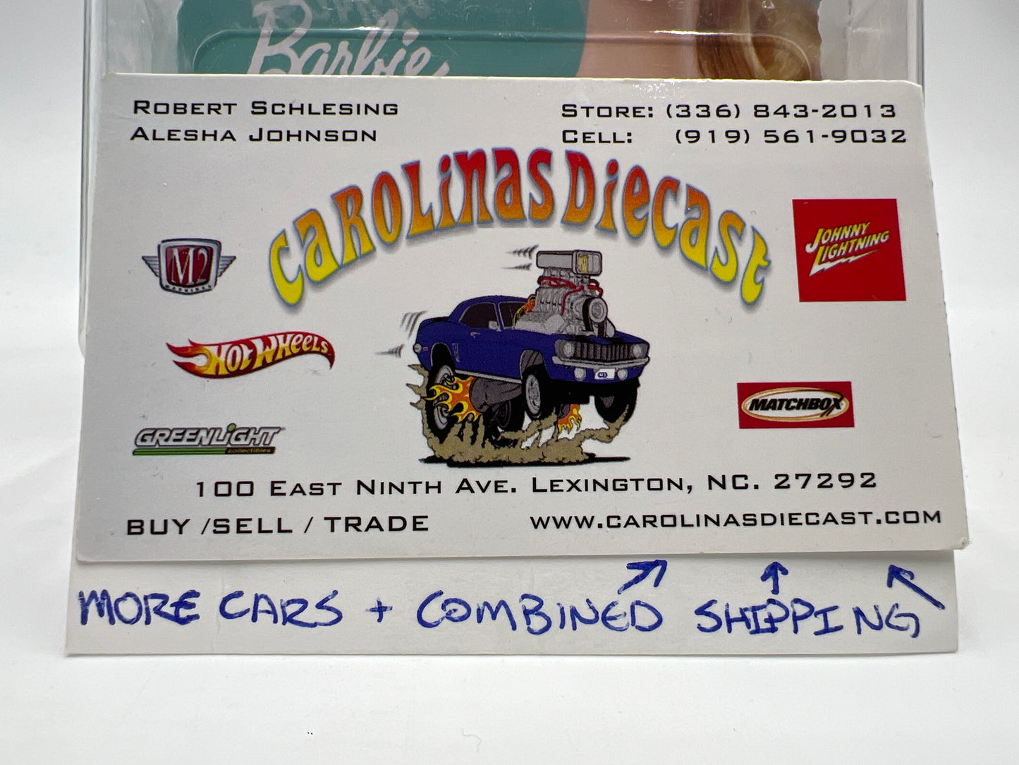 2019 Hot Wheels 60 Years Barbie 14 Corvette Stingray Pink 121A