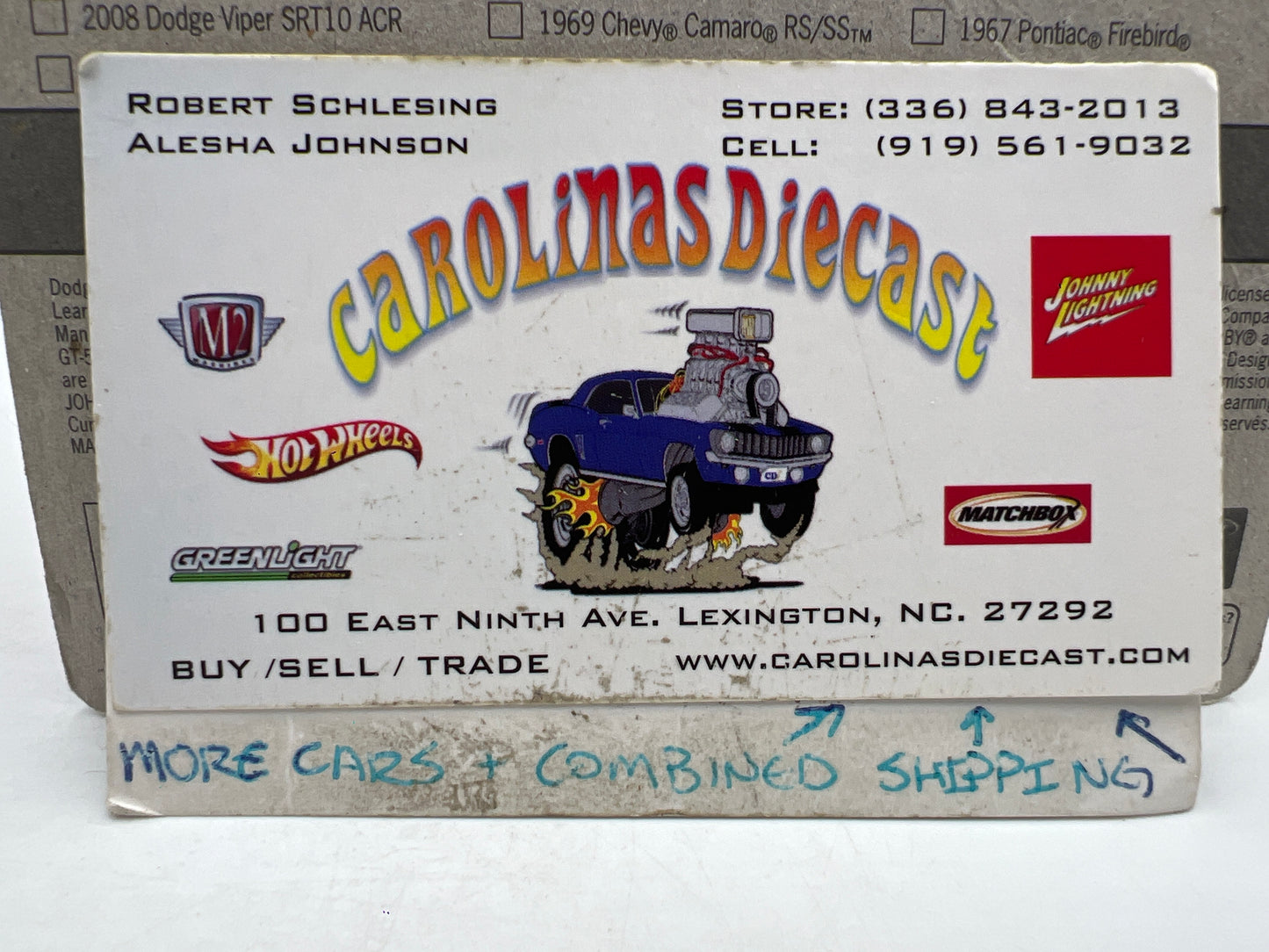 Johnny Lightning Small Card 1950 Chevy School Bus Yellow