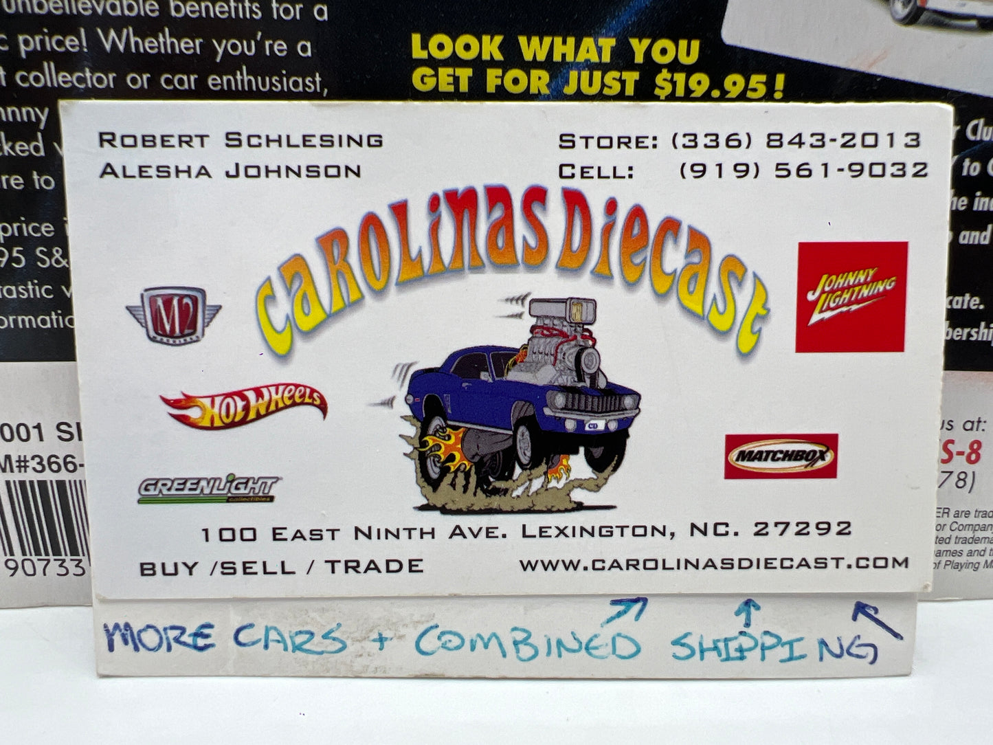Johnny Lightning Ad Rods 1971 Chevy Camaro RS Green 227B