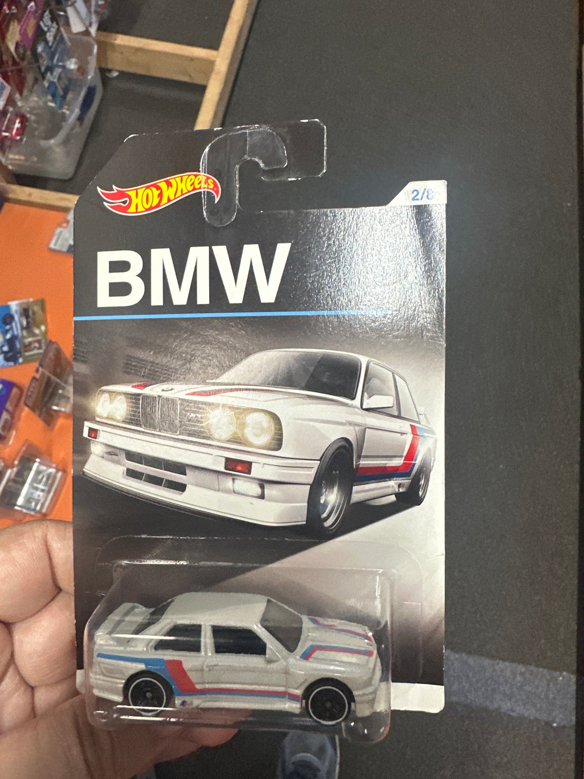 Hot Wheels BMW Series #2 92 BMW M3 White Walmart Exclusive 153C