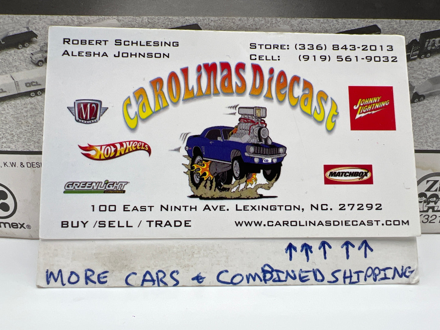 Zylmex HO Scale Model Big Rigs Kenworth Goodyear Blue/White SR