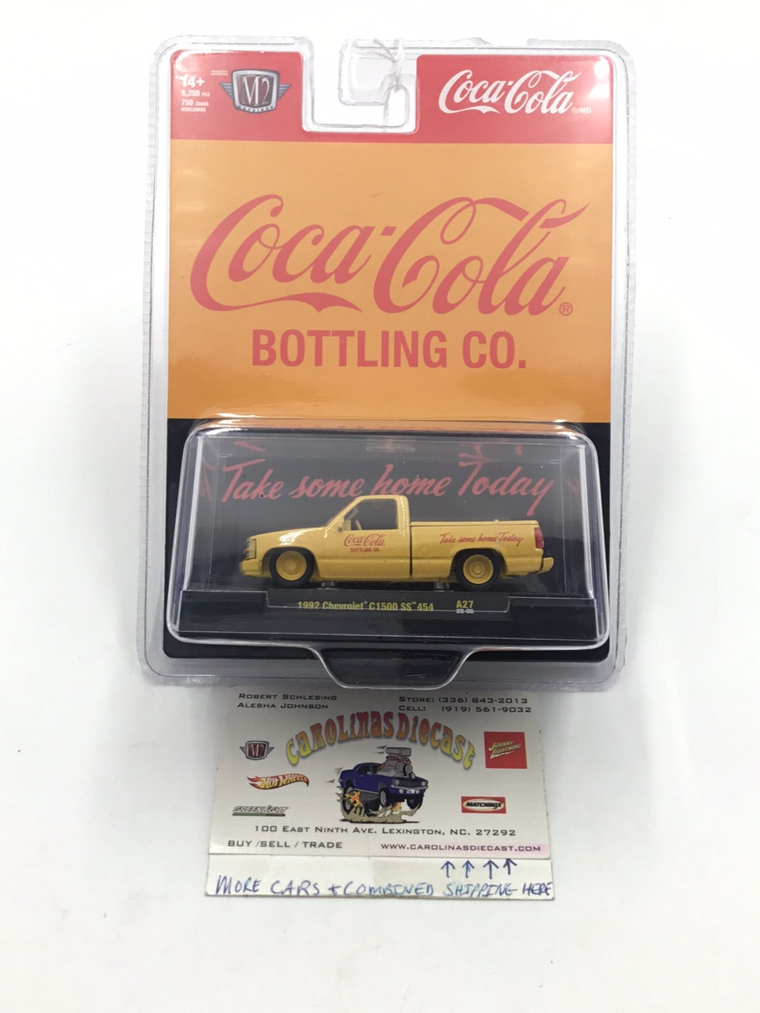 M2 Machines Coca Cola 1992 Chevrolet C1500 good SS 454. 1 of 750 Chase Piece.