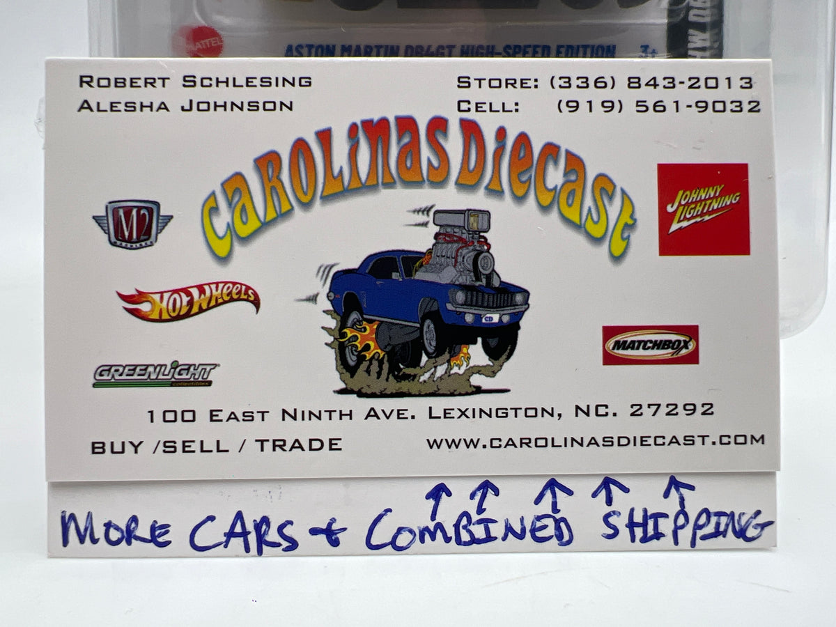 2025 Hot Wheels Factory Sealed Super Treasure Hunt & Mainline #107 Aston Martin DB4GT W/Protector Cracked Blister