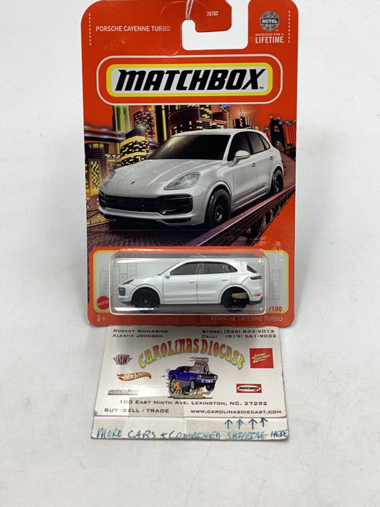 2024 matchbox #27 Porsche Cayenne Turbo 100i