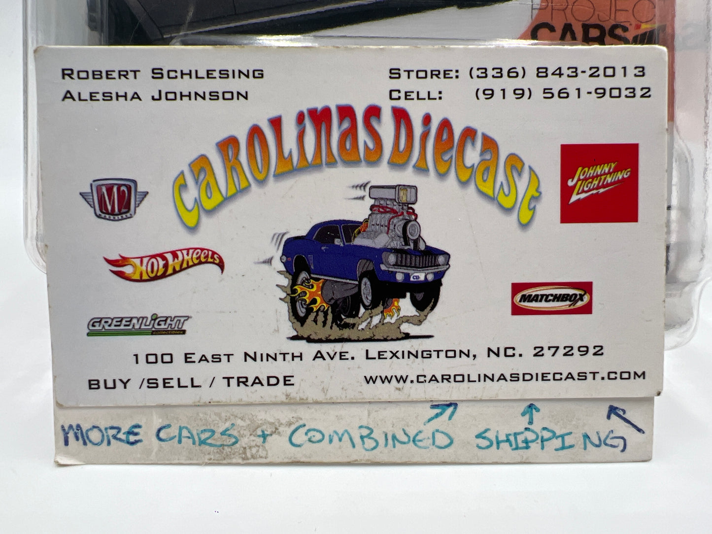 Hot Wheels Premium Euro Speed Project Cars #3 Mercedes-Benz 190E 2.5-16 Black W/Protector