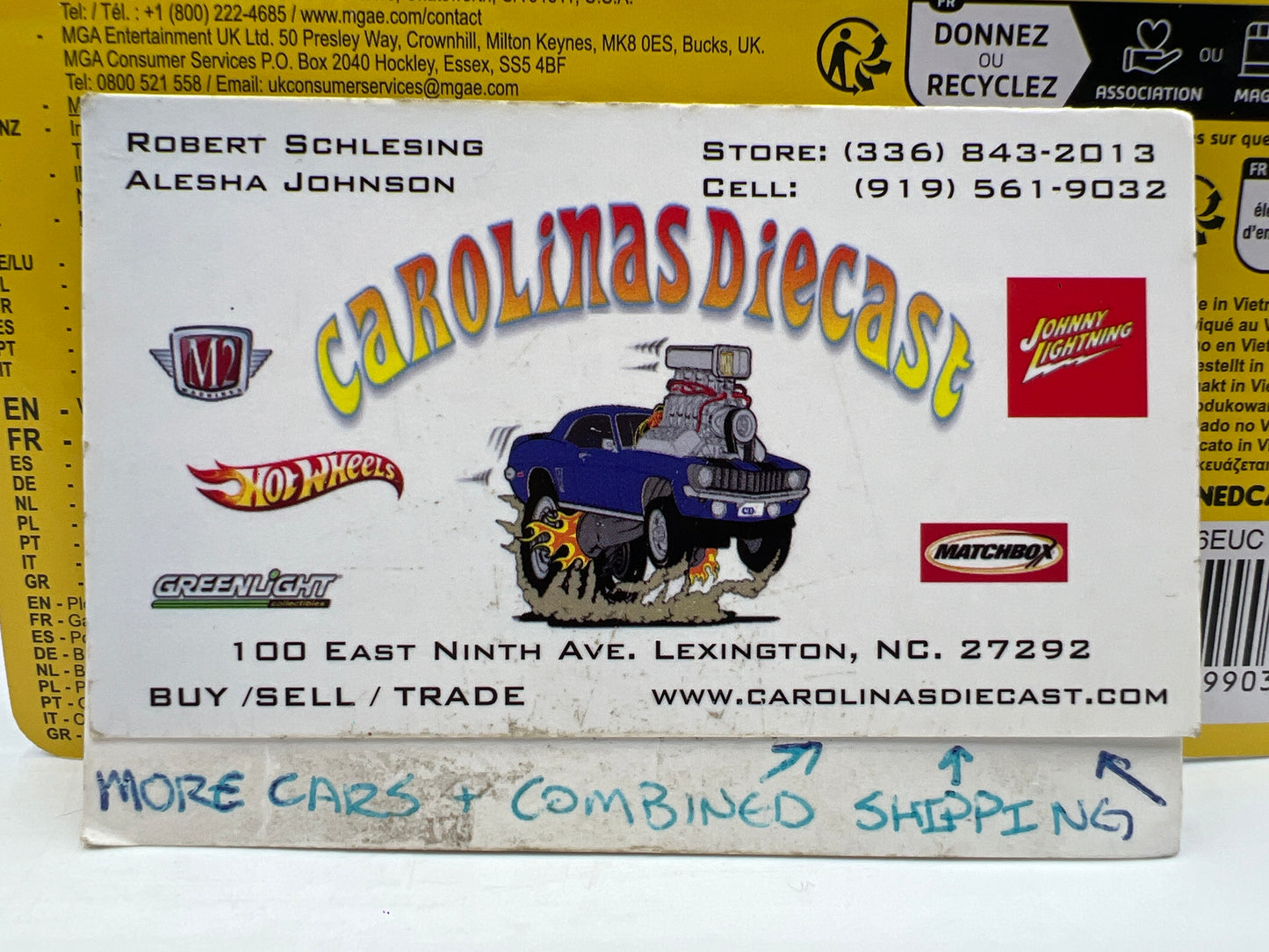 MGA Car Tuned Hobby Exclusive Series 4 #3 64 Chevy Impala Silver 178C