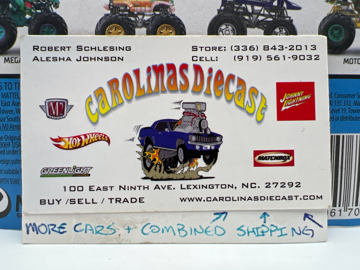 2021 Hot Wheels Monster Trucks Paint Crush #29 VW Drag Bus