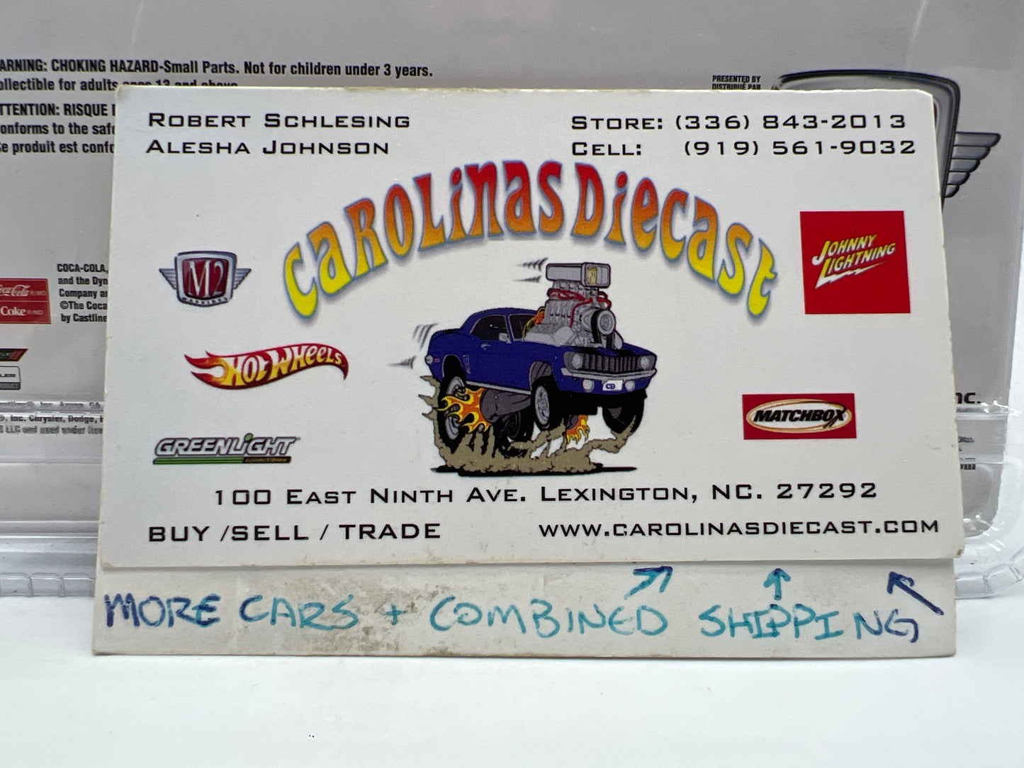 M2 Machines Coca Cola CHASE 1957 Dodge Custom Royal Lancer D500 Red/White BB01