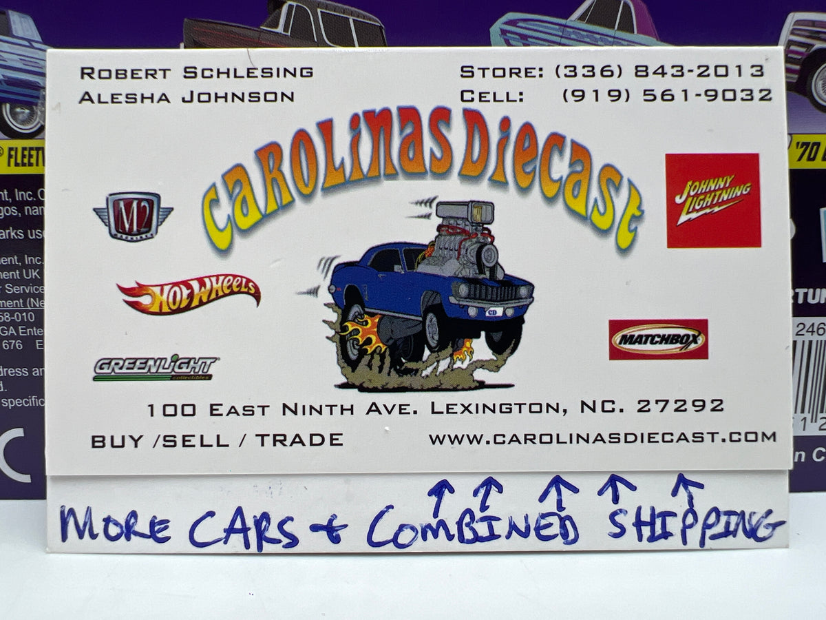 MGA Car Tuned Series 4 Show Glow Lowriders #5 85 Cadillac Fleetwood Coupe Blue