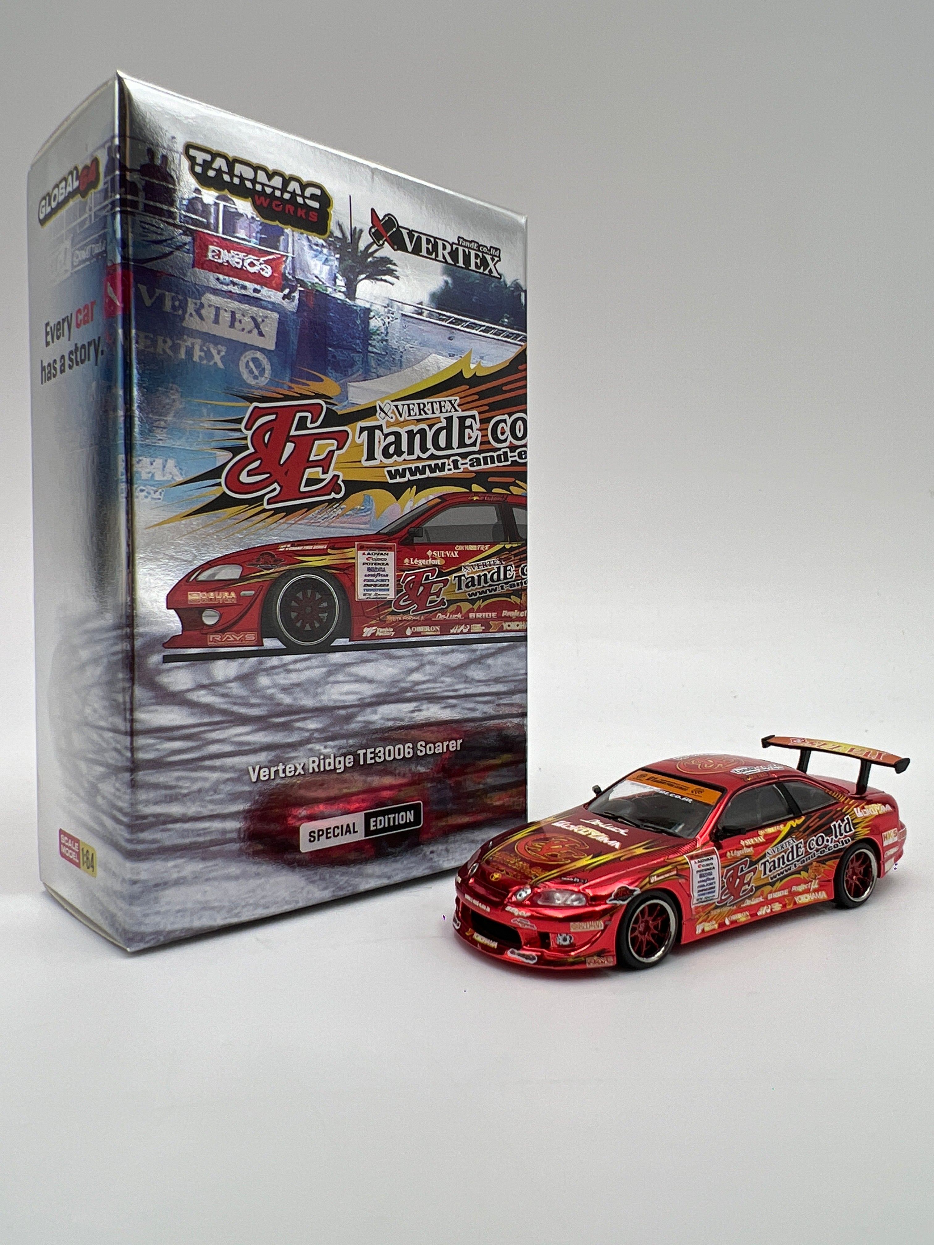 Tarmac Works x VERTEX Special Edition Vertex Ridge Toyota TE3006