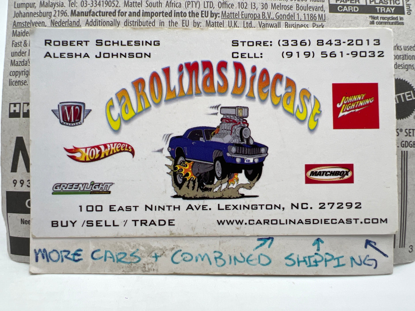 Hot Wheels Fast and Furious Tokyo Drift #4 70 Monte Carlo 73B