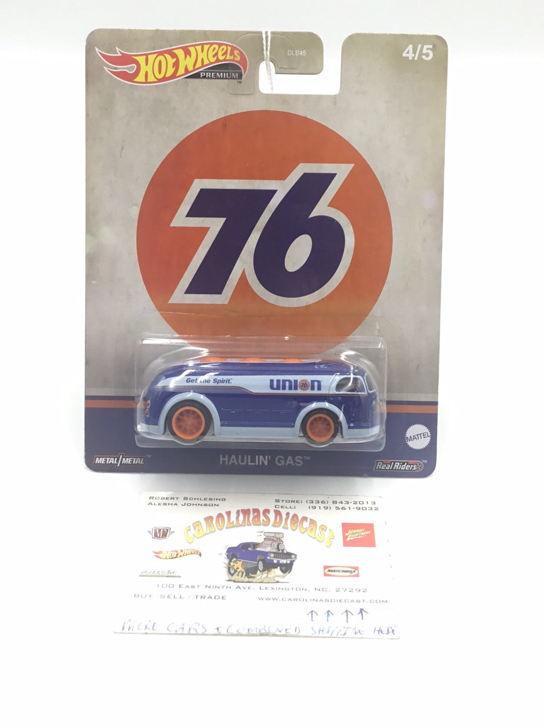 2023 Hot wheels Pop Culture Vintage Oil #4 Haulin Gas 4/5 new