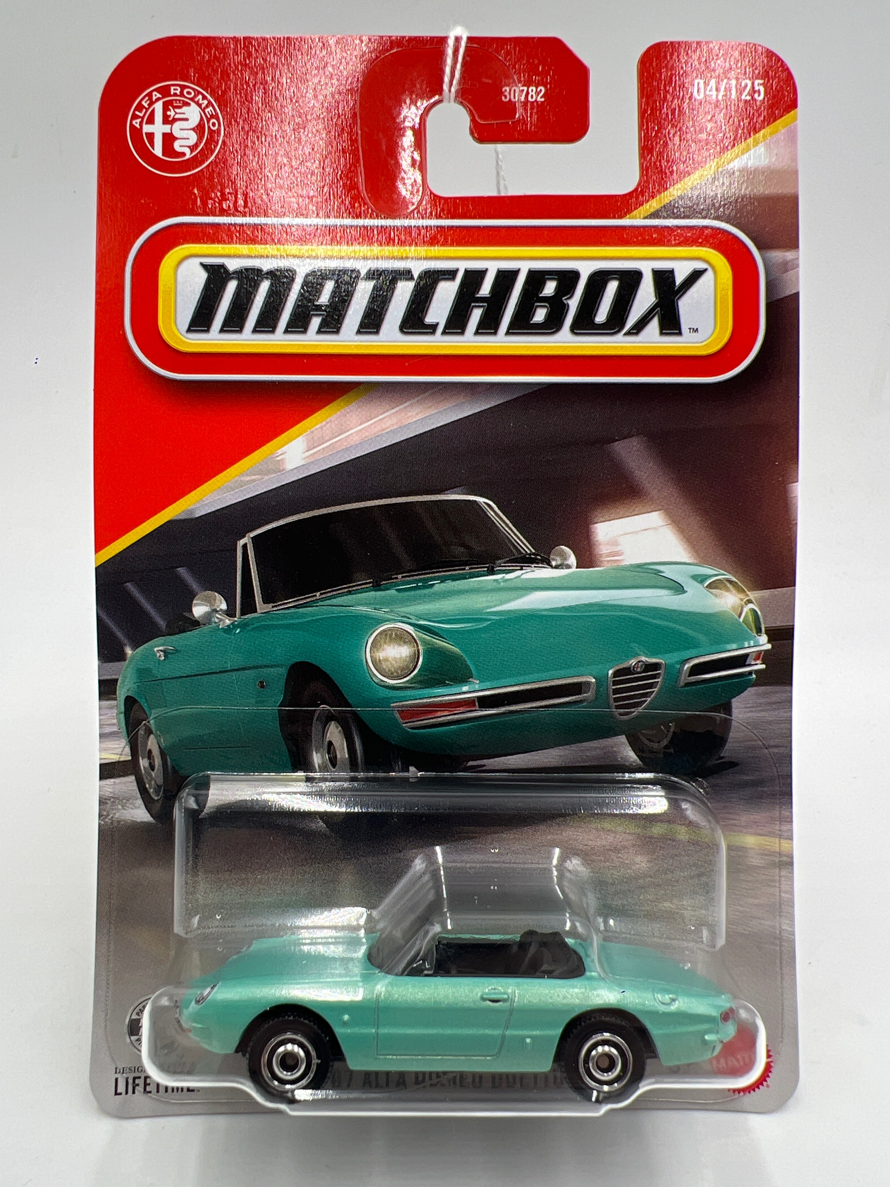 2026 Matchbox #4 67 Alfa Romeo Duetto Mint Green 205E