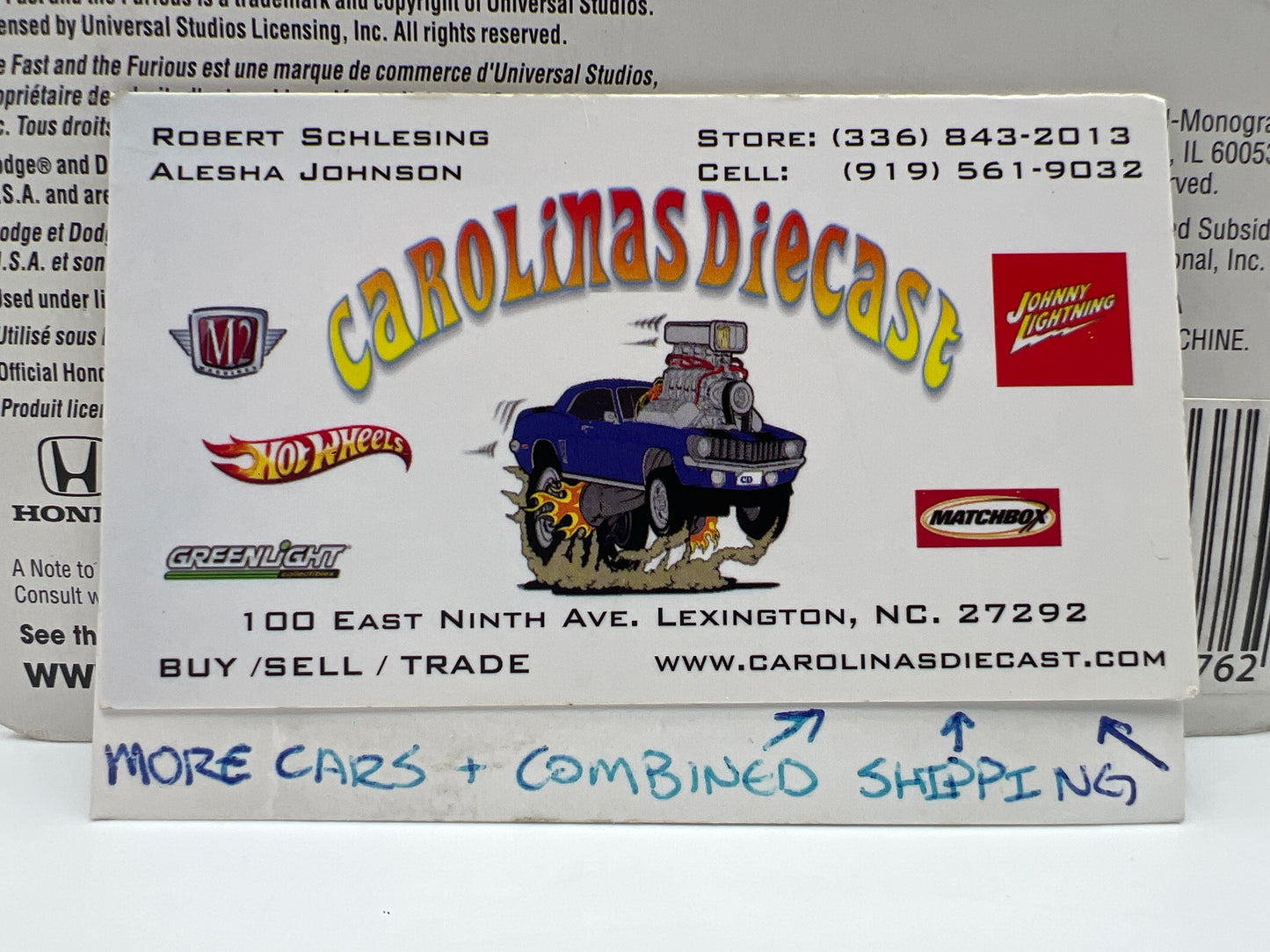 Revell The Fast And The Furious #118 Ford Truck The Racers Edge Red #3 Bad Card