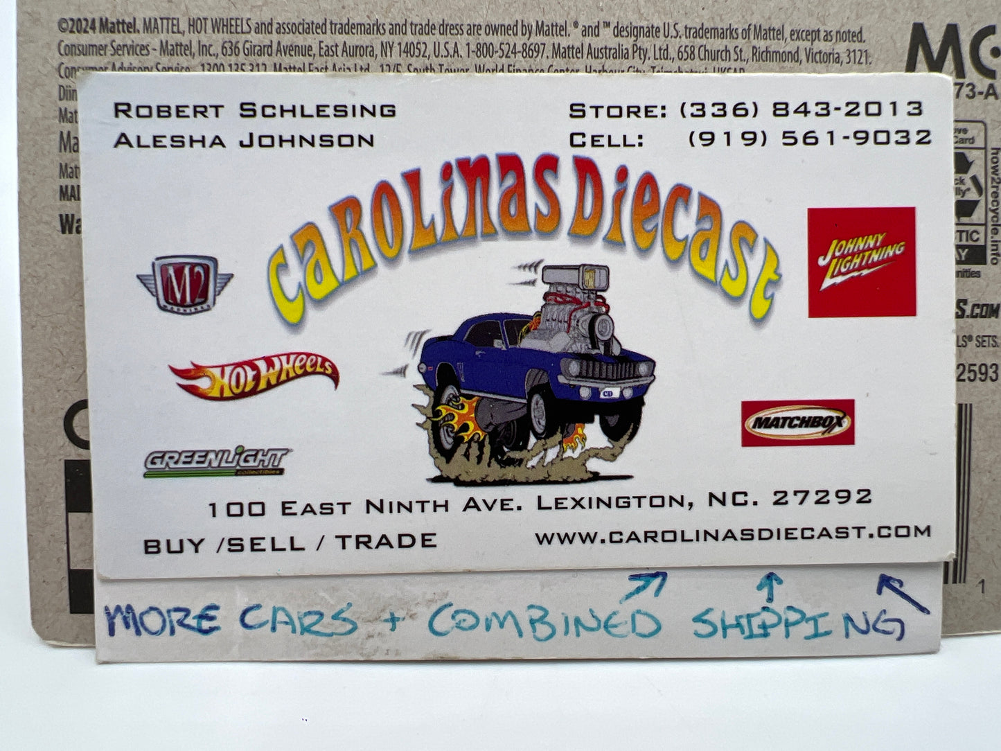 2025 Hot Wheels L Case Art Cars #135 Long Bloc Green