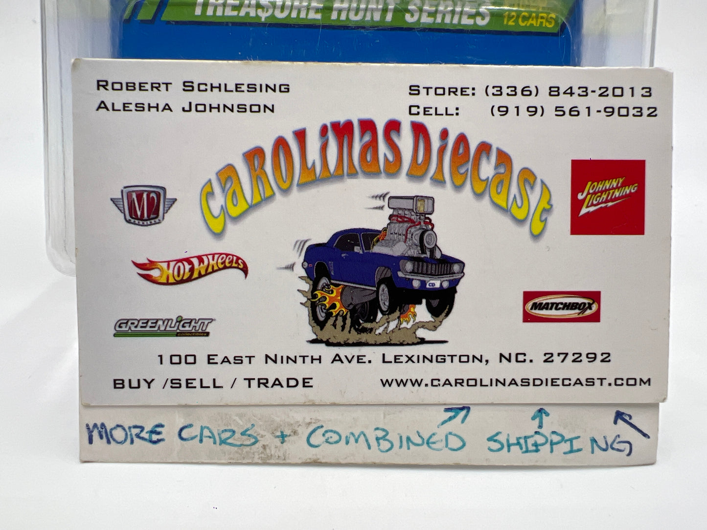 1995 Hot Wheels Treasure Hunt Series #10 Classic Nomad Green W/Protector