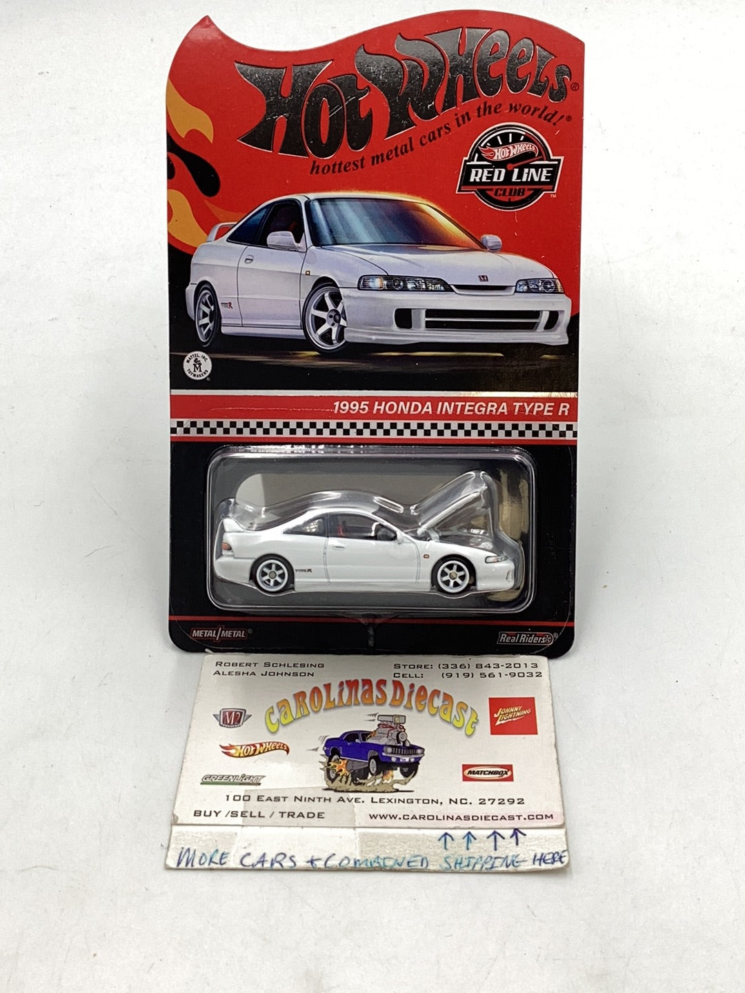 Hot wheels redline club 1995 Honda Integra Type R with protector