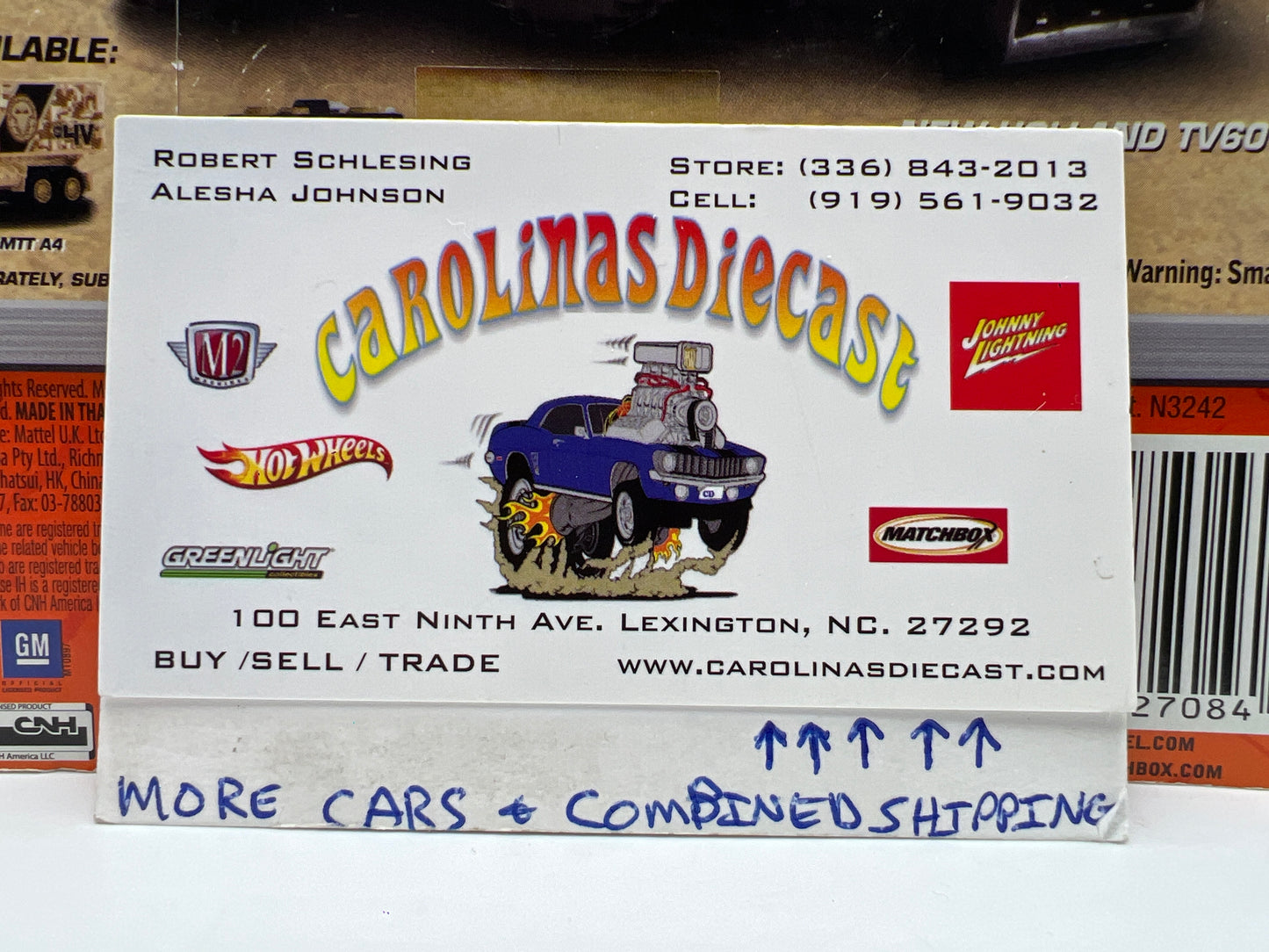 2010 Matchbox Real Working Rigs New Holland TV6070 Yellow (Bad Card/Cracked Blister)