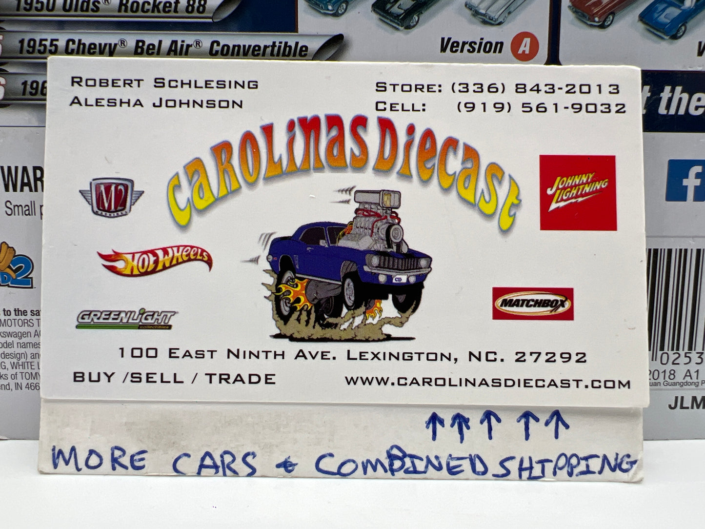 Johnny Lightning 80s Muscle Release 3 Version A 1/2500 1980 Chevy Malibu White/Gold