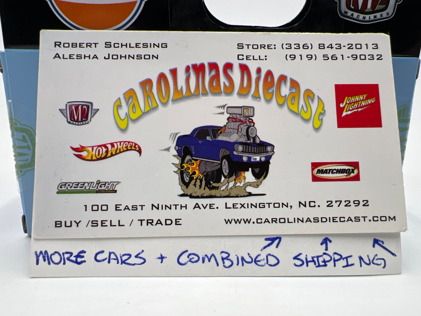 M2 Machines Walmart Exclusive Gulf Set 1965 Shelby G.T.350R Gulf Blue WMTS19