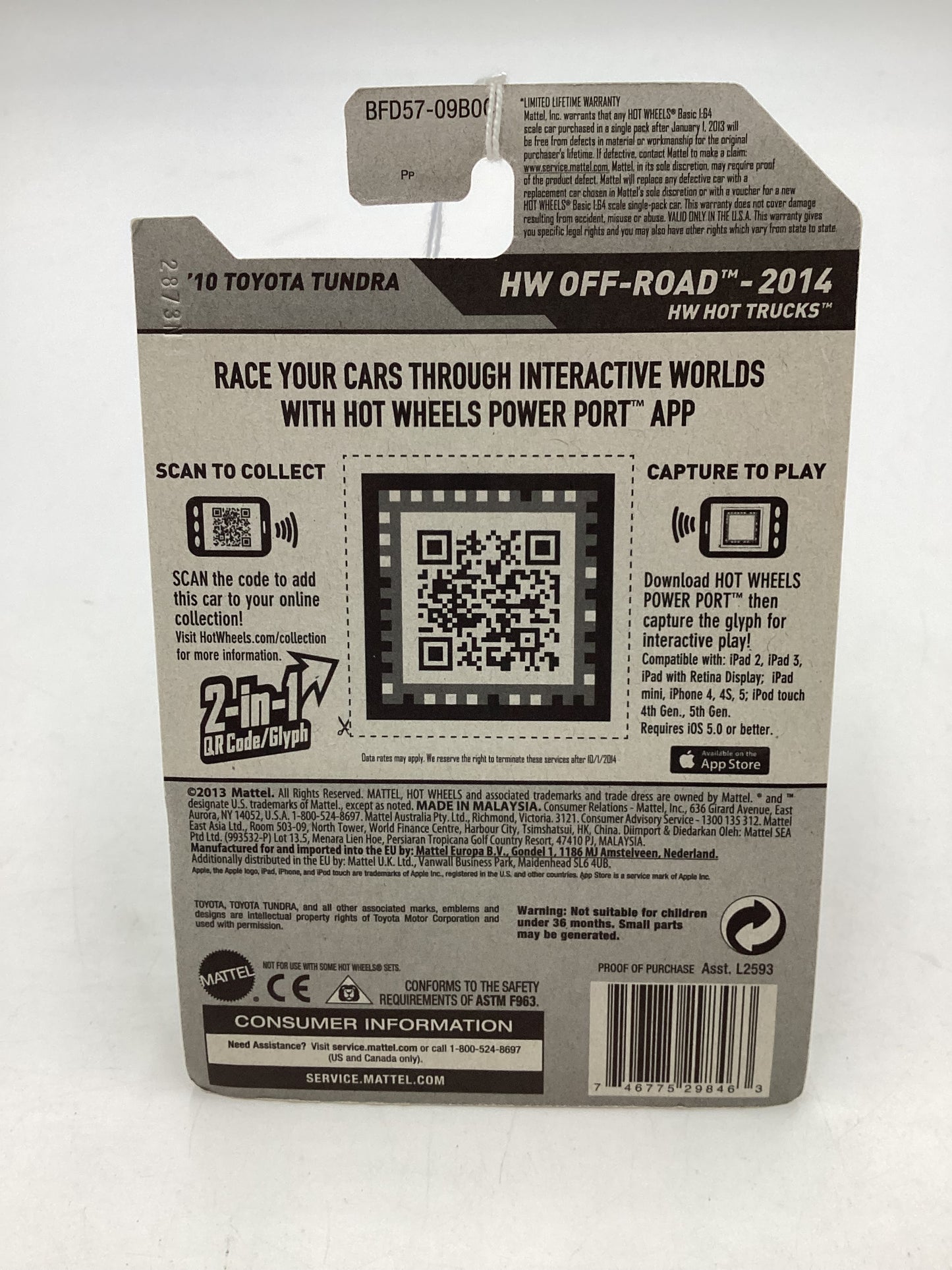 2014 Hot Wheels Off Road #131 10 Toyota Tundra 93B