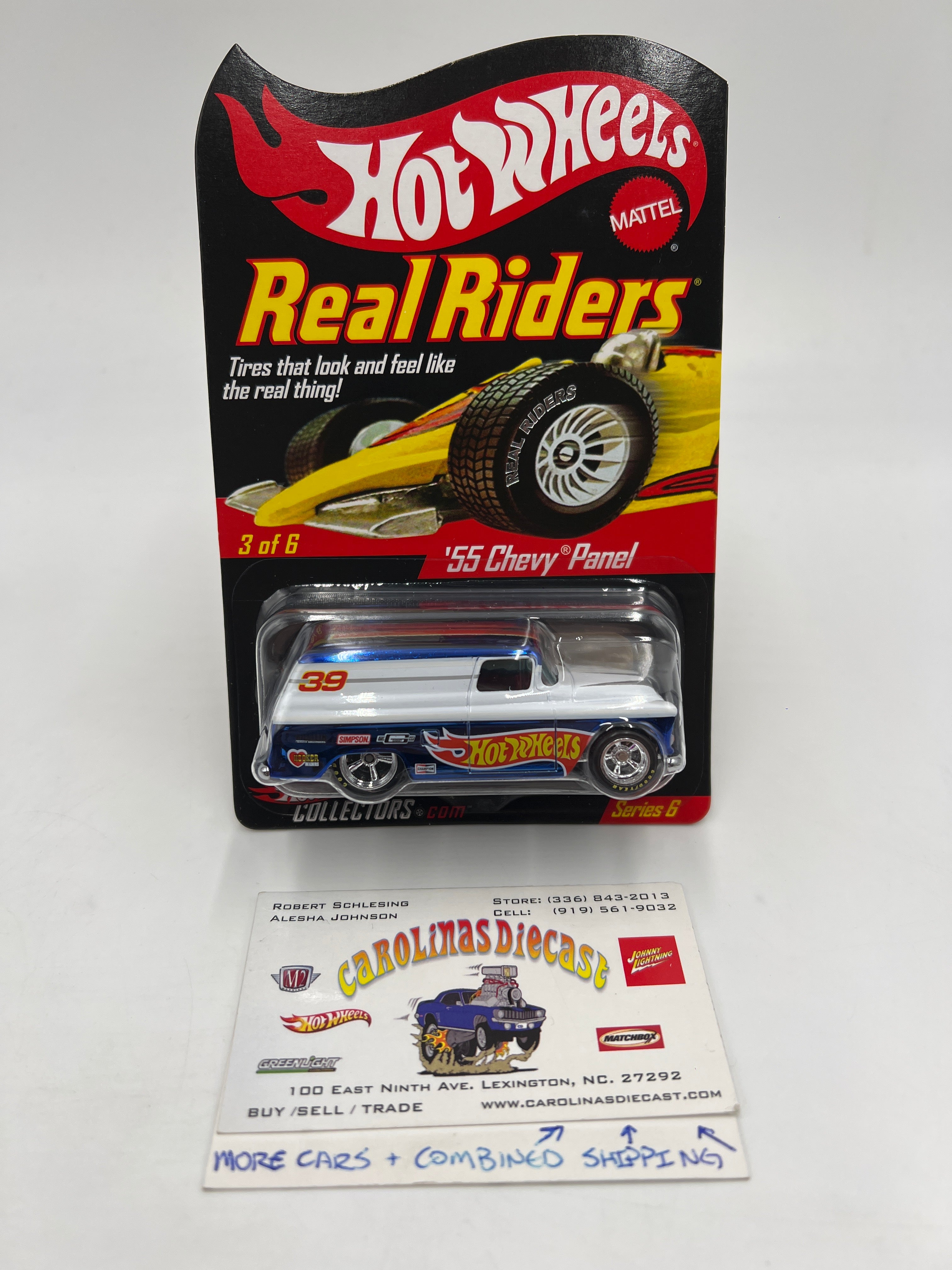 「2007 RLC REAL RIDERS '55 CHEVY PANEL Hot Wheels RLC Real Riders Series 6 #4690/11000 55 Chevy Panel W
