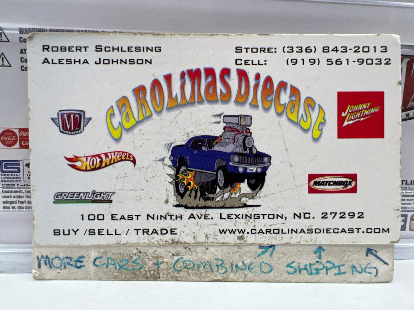 M2 Machines BB02 RAW CHASE 1/250 Coca Cola 1968 Shelby GT 500KR