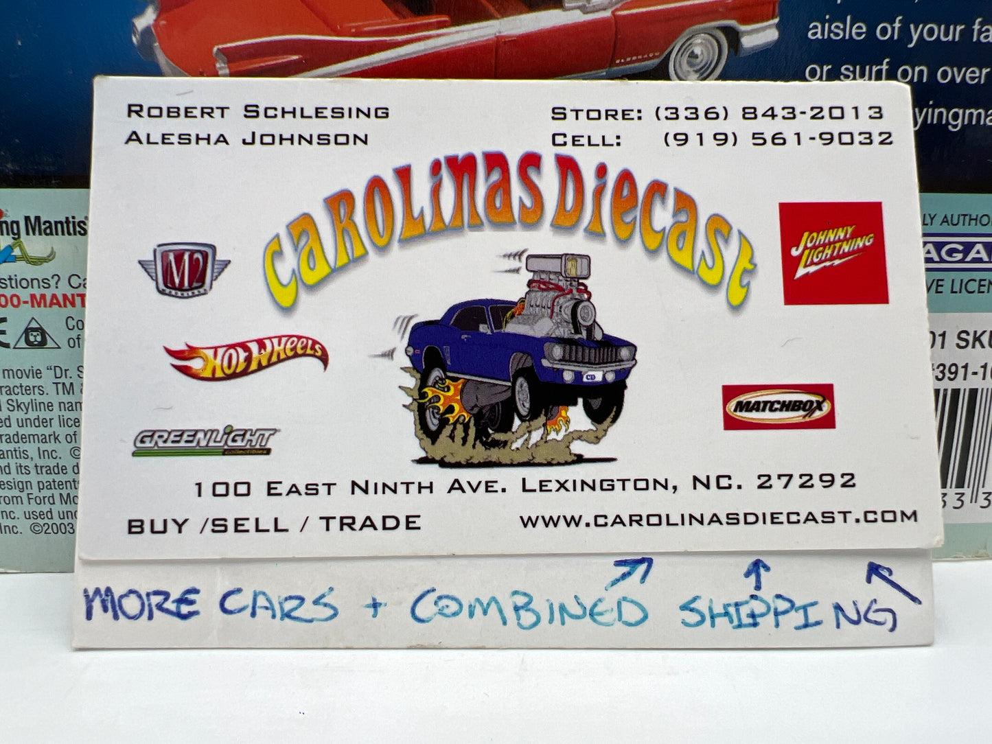 Johnny Lightning The Cat In The Hat 56 Chevy Bus White/Blue 227A