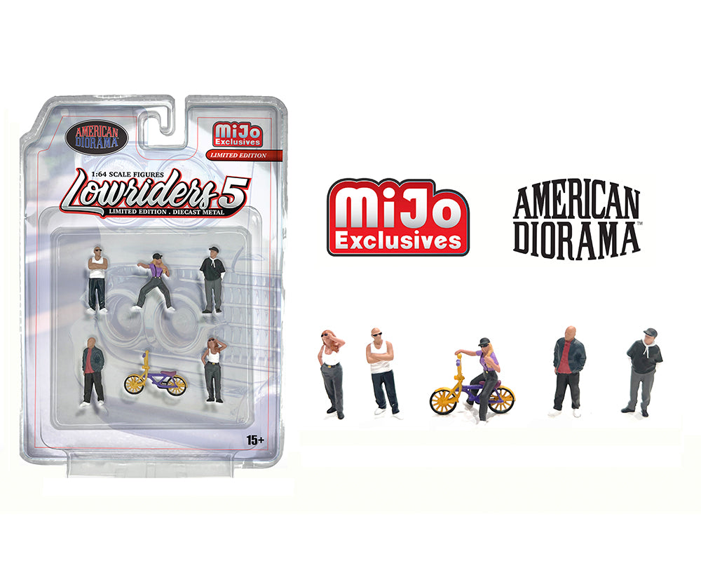 (Preorder) American Diorama 1:64 Figures Lowriders 5 MiJo Exclusive